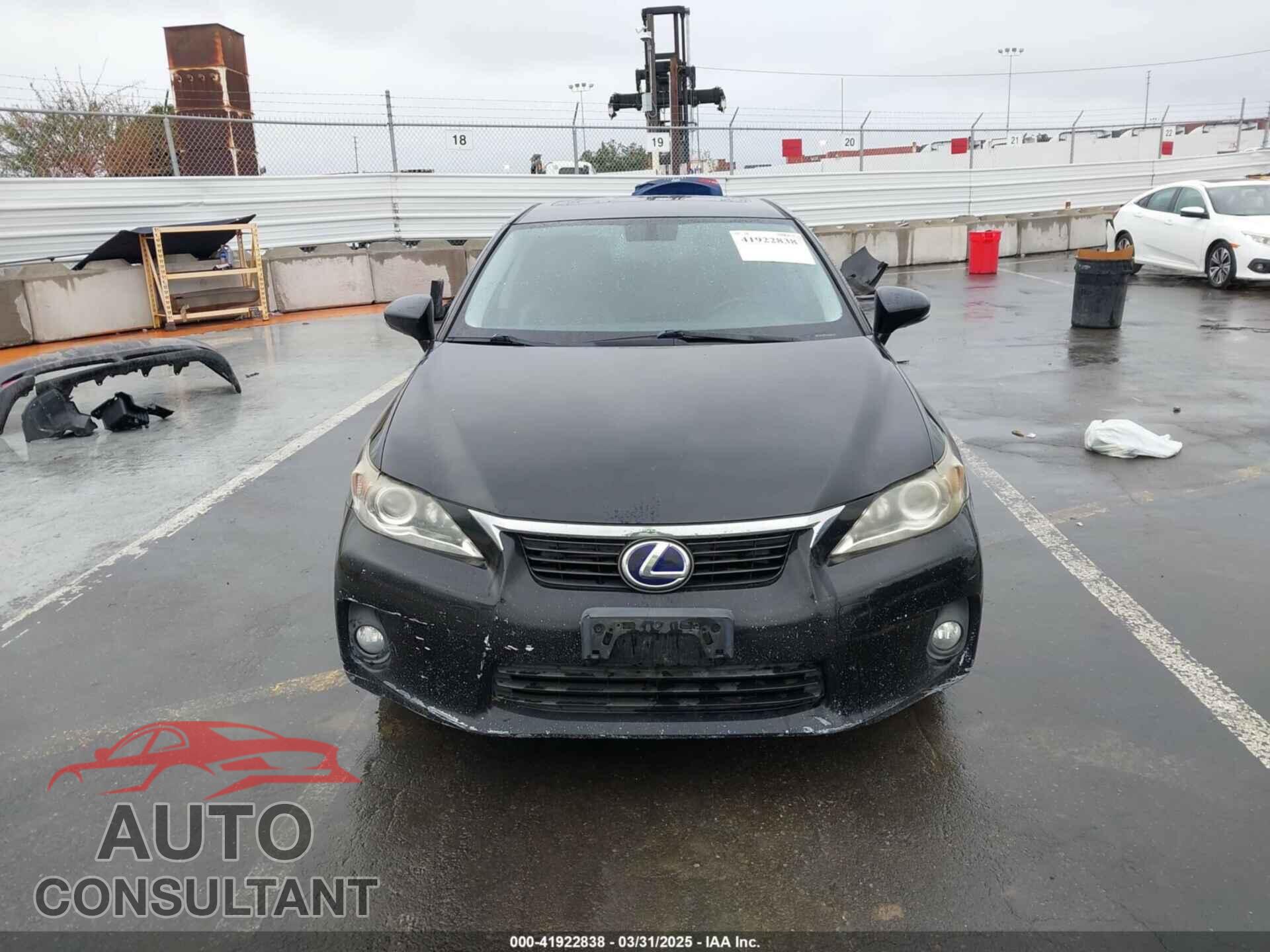LEXUS CT 200H 2013 - JTHKD5BH7D2158552