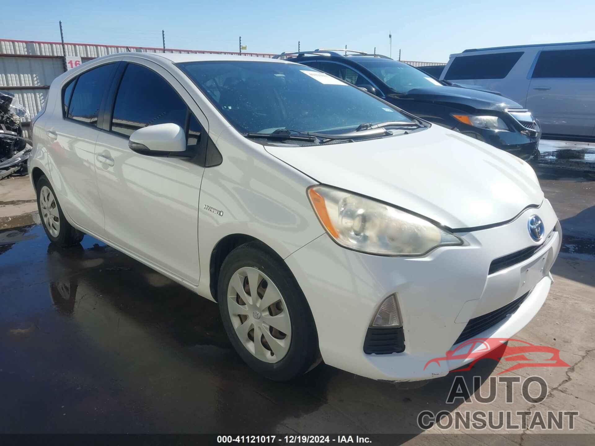 TOYOTA PRIUS C 2012 - JTDKDTB38C1526185