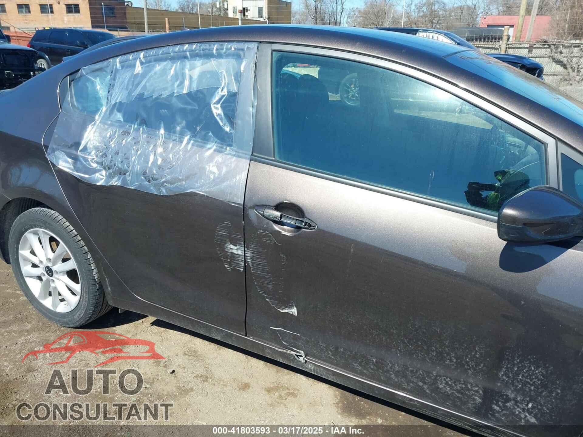 KIA FORTE 2017 - 3KPFL4A78HE145715