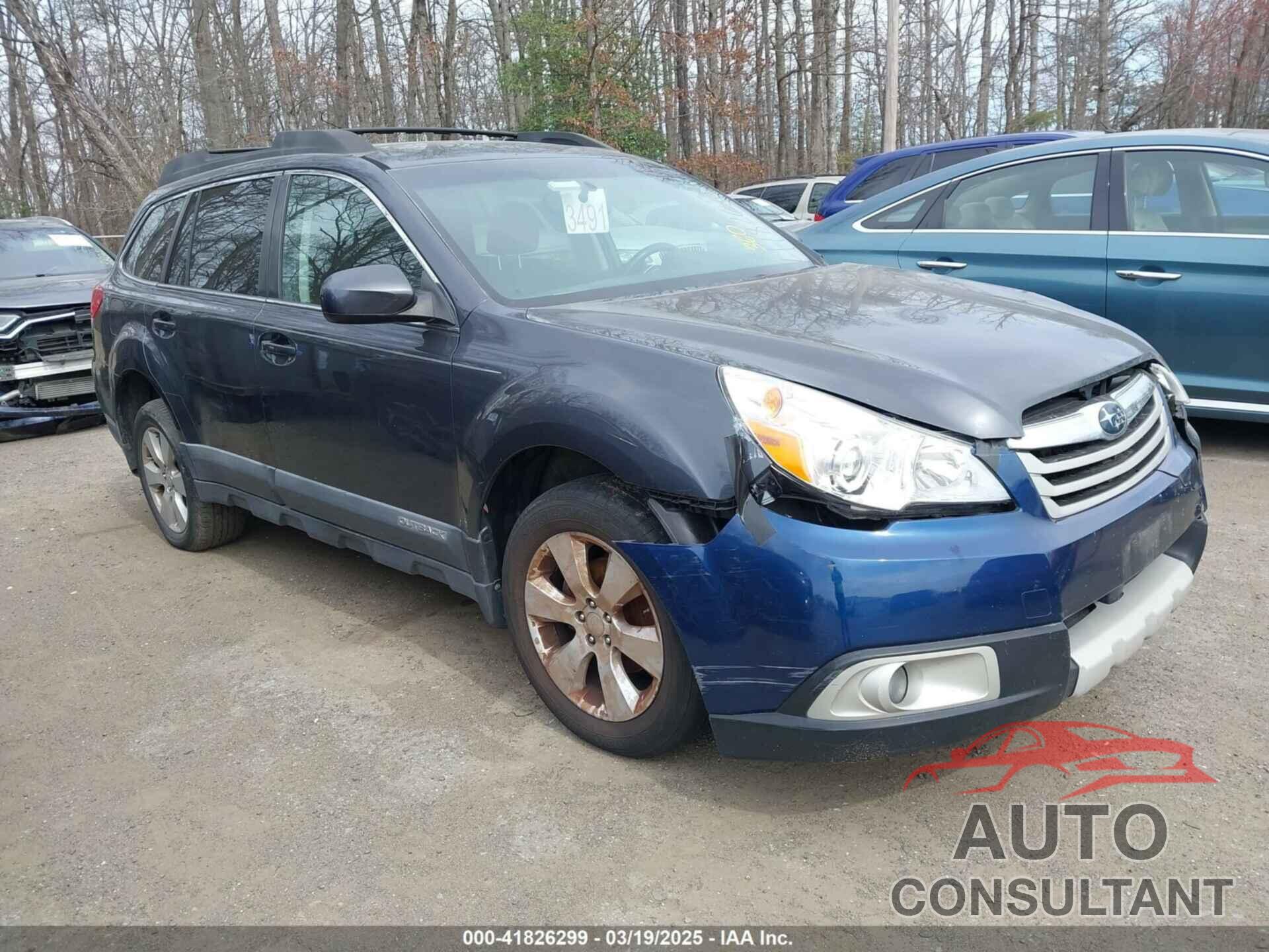 SUBARU OUTBACK 2010 - 4S4BRBKC1A3383010