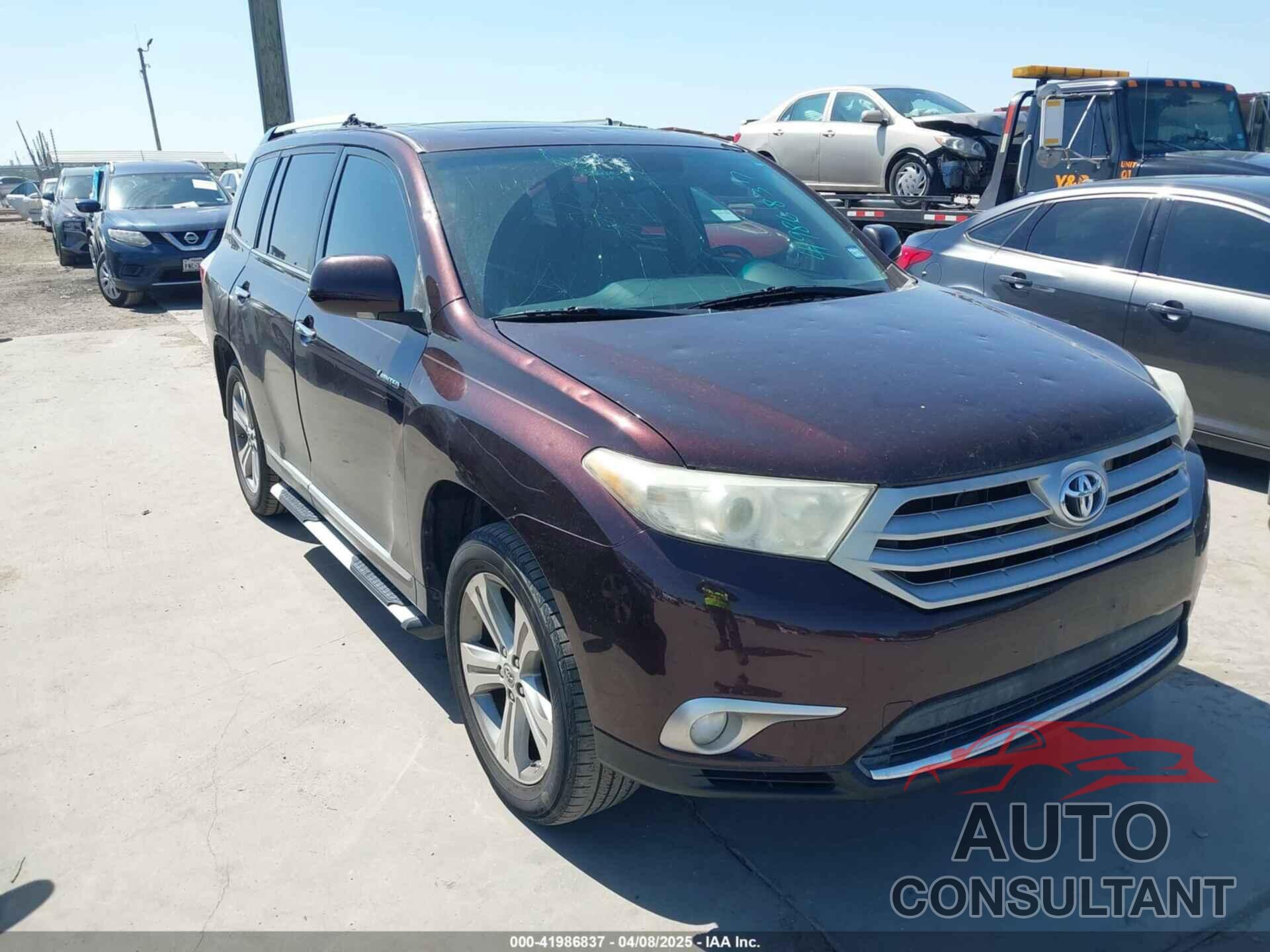 TOYOTA HIGHLANDER 2011 - 5TDYK3EH2BS036771