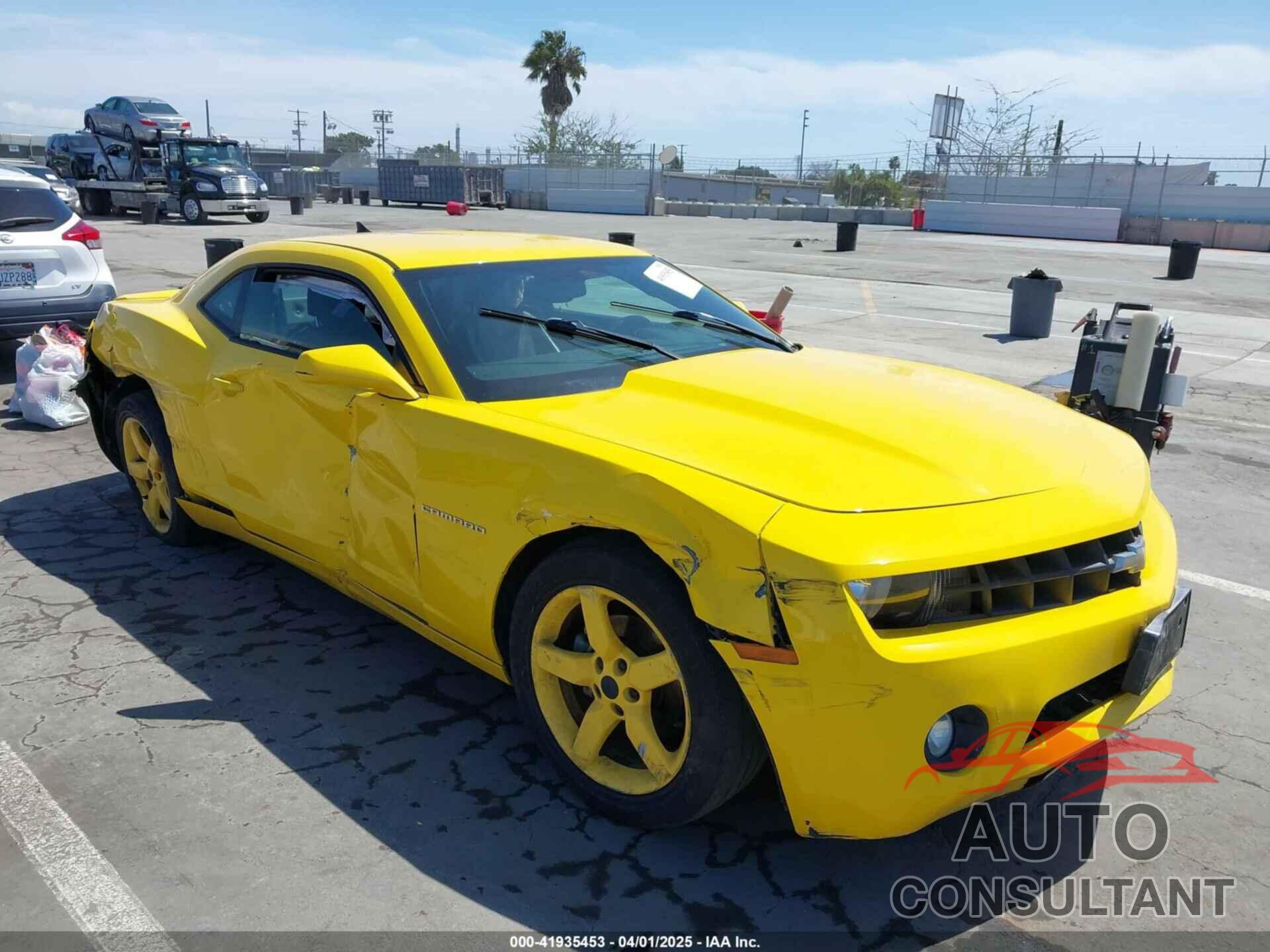 CHEVROLET CAMARO 2012 - 2G1FC1E38C9100571