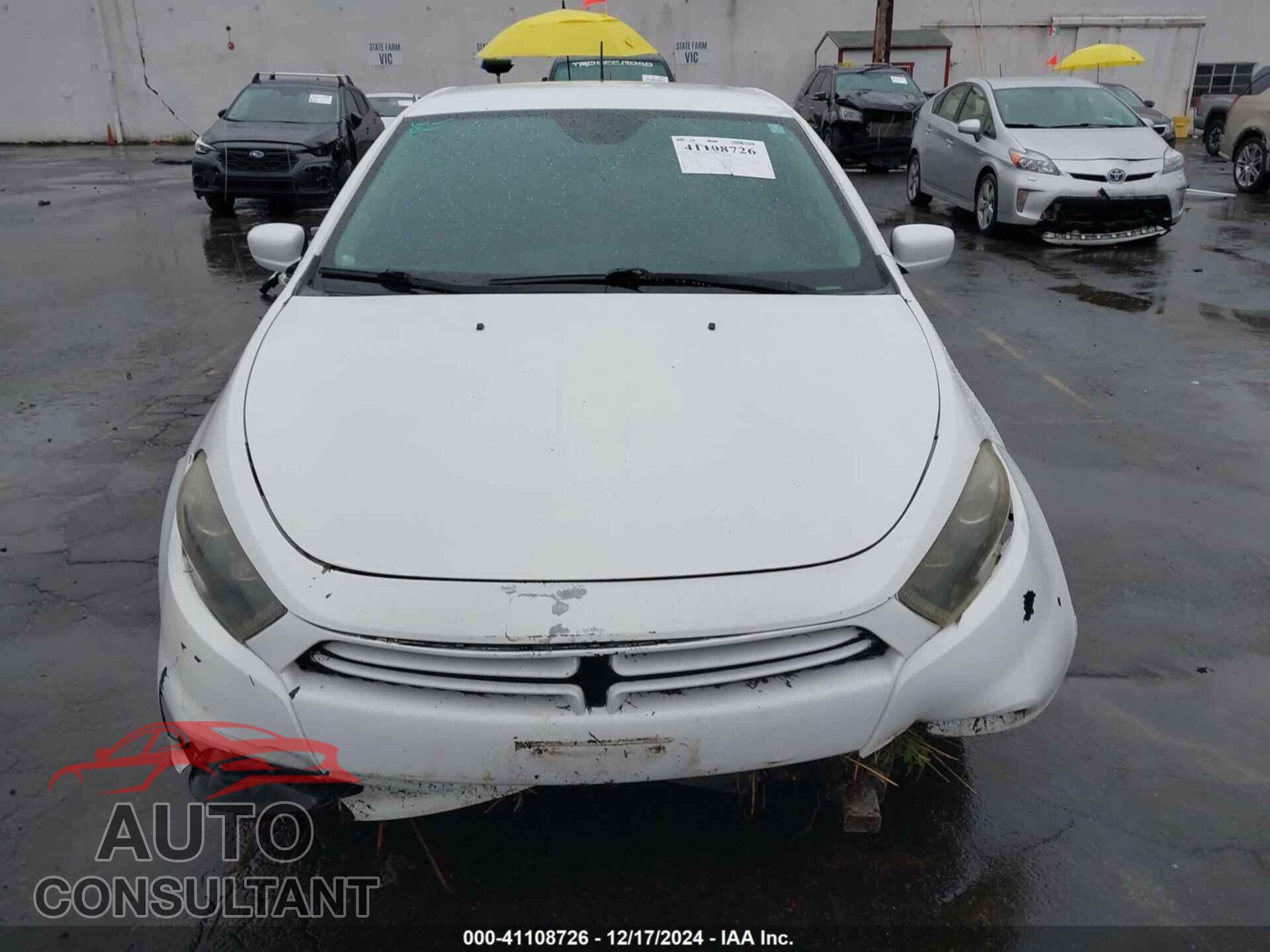 DODGE DART 2013 - 1C3CDFAAXDD332686