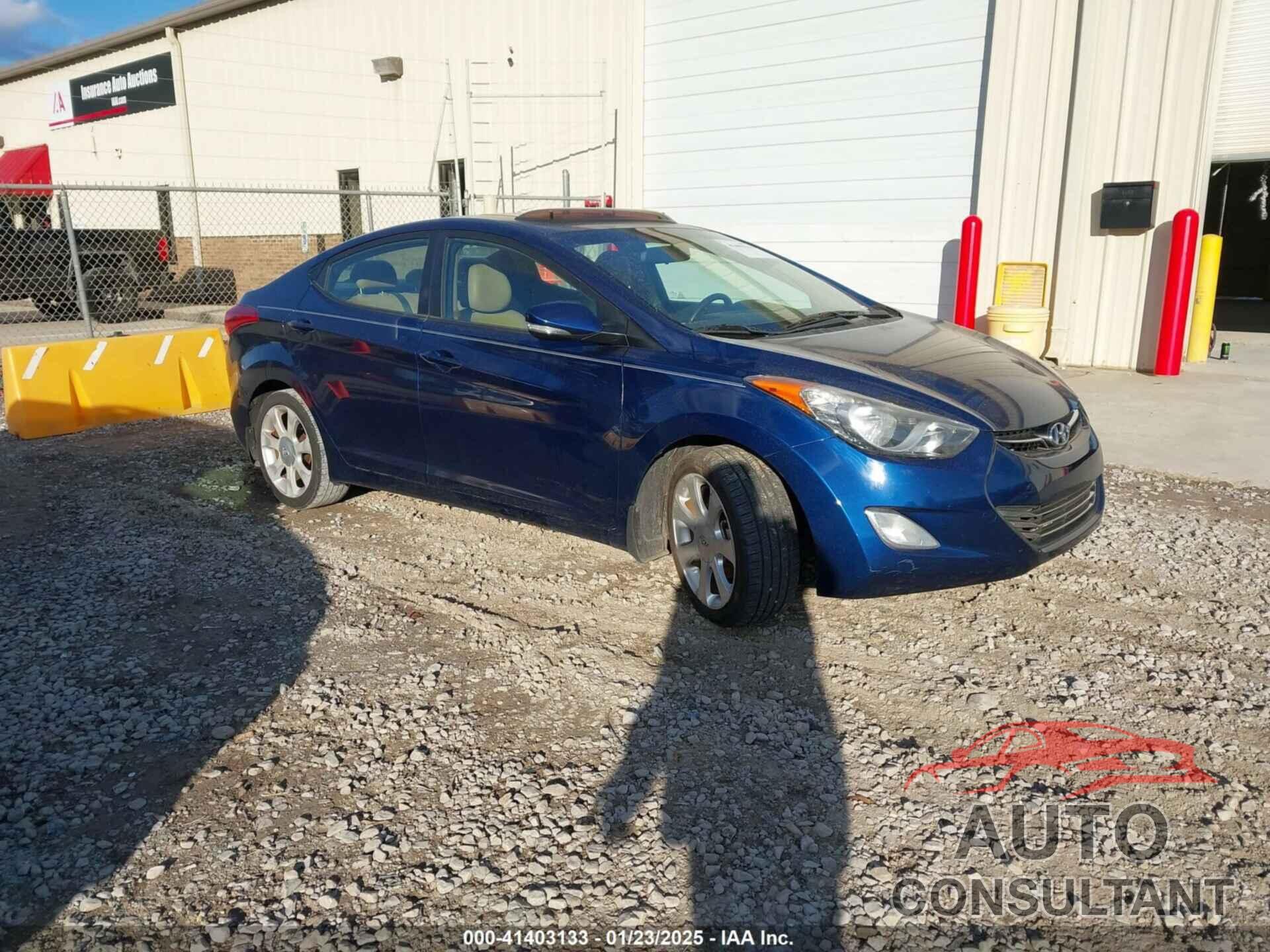 HYUNDAI ELANTRA 2013 - KMHDH4AE6DU712731