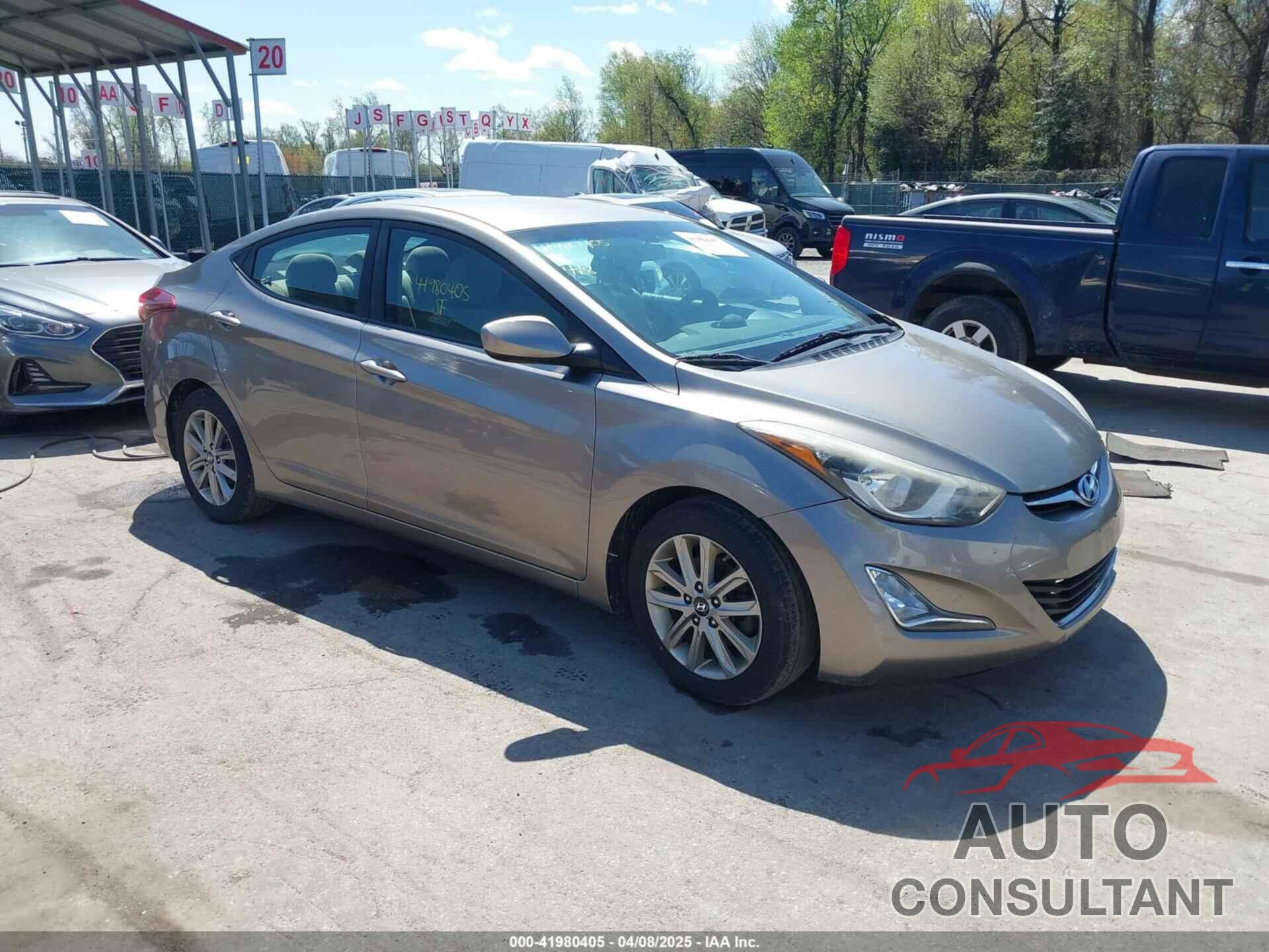 HYUNDAI ELANTRA 2014 - 5NPDH4AE5EH527912