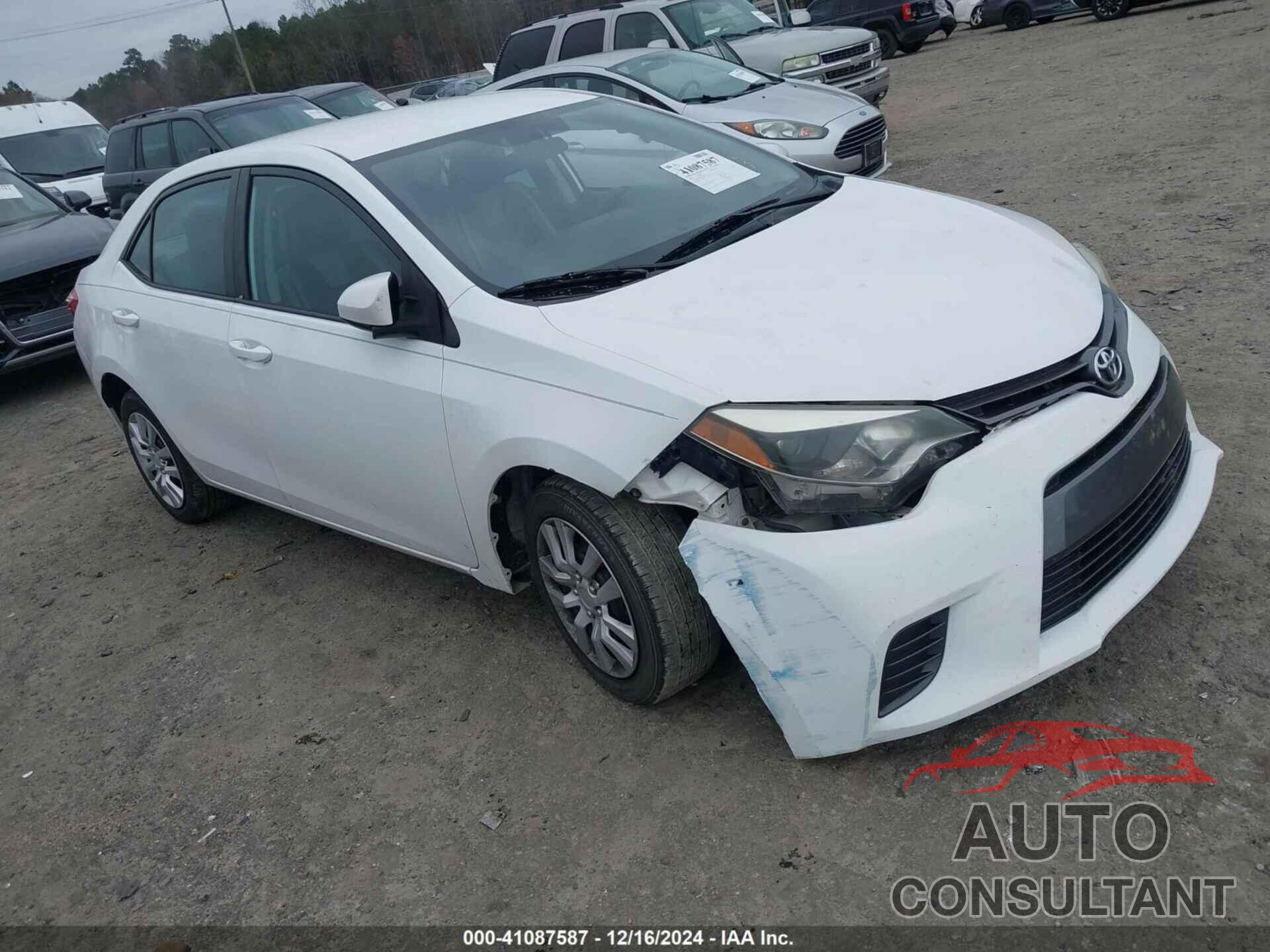 TOYOTA COROLLA 2016 - 2T1BURHE6GC709758