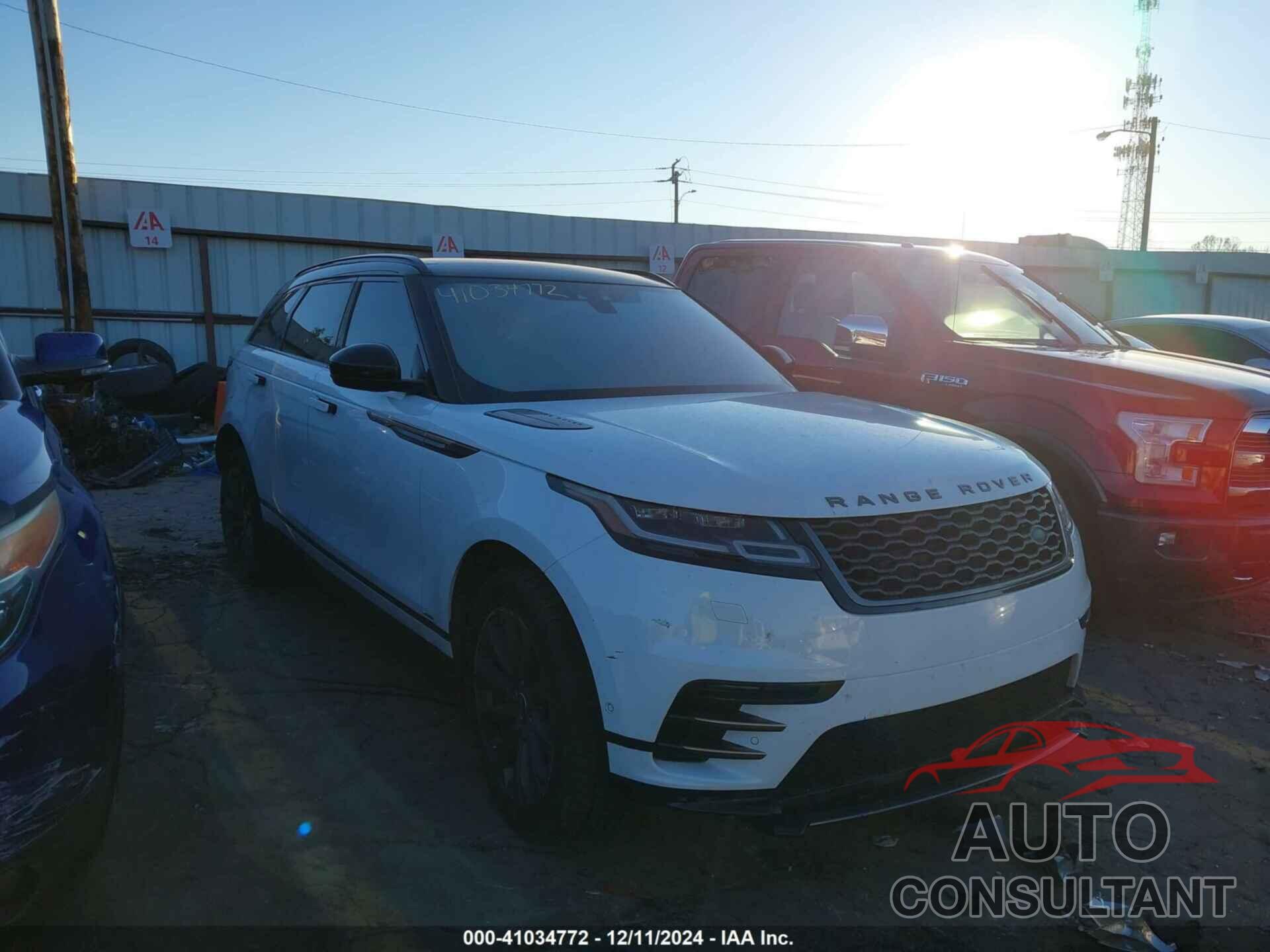 LAND ROVER RANGE ROVER VELAR 2018 - SALYL2RX4JA750298