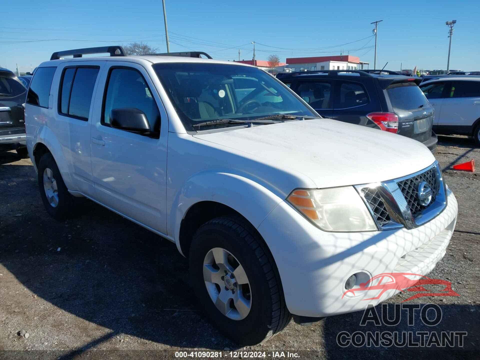 NISSAN PATHFINDER 2009 - 5N1AR18U29C607337