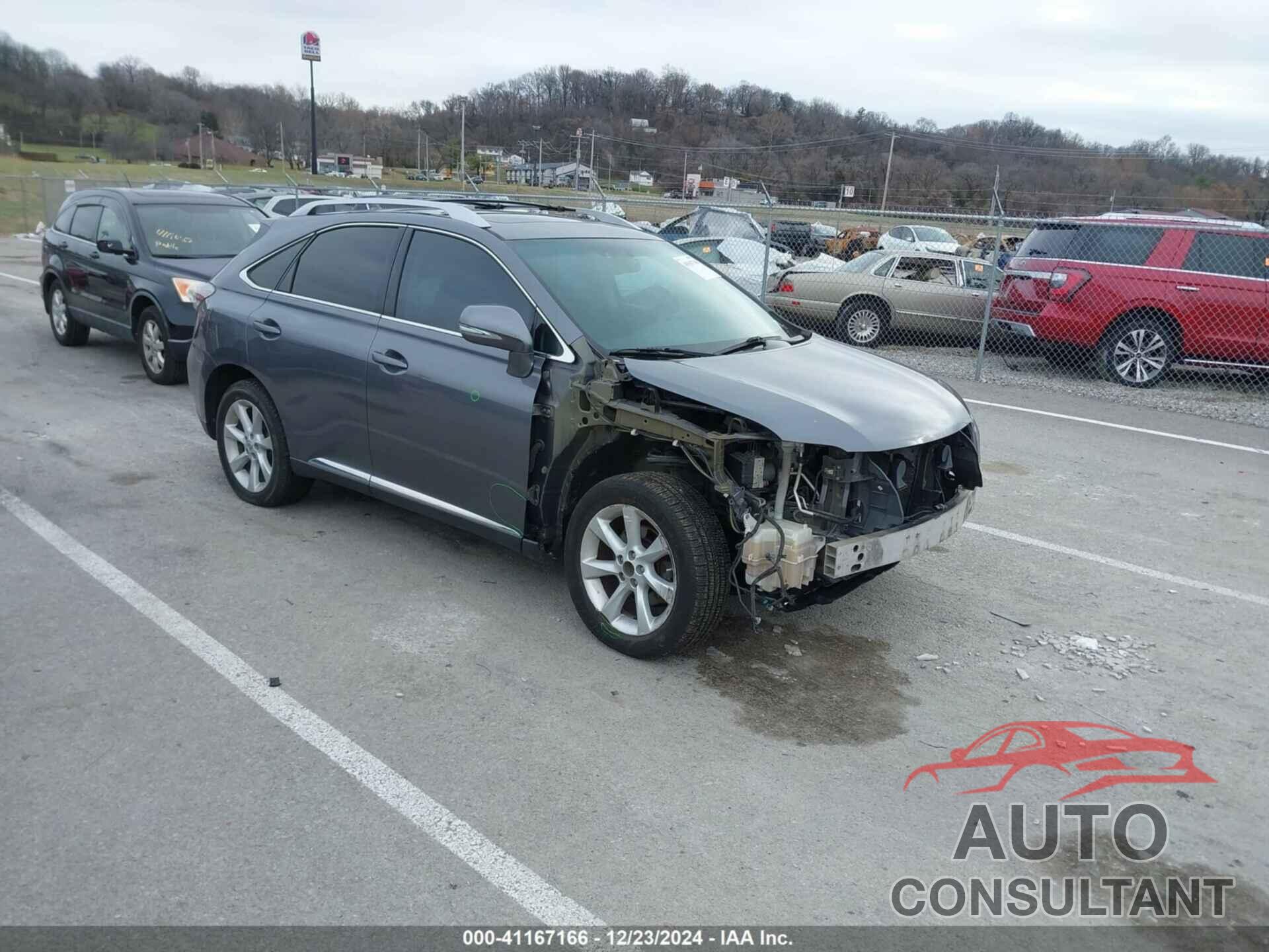 LEXUS RX 350 2012 - 2T2BK1BA7CC130104