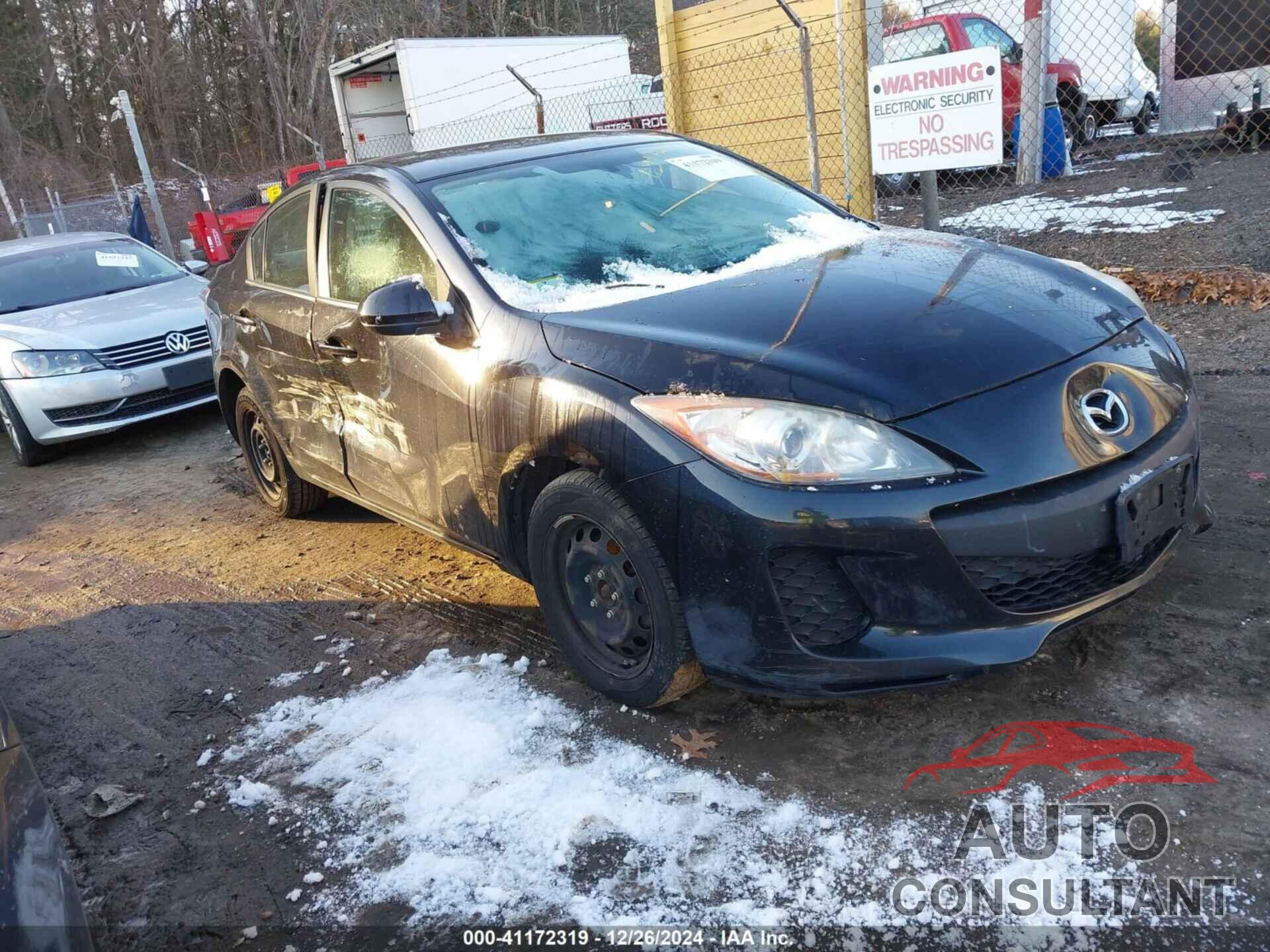 MAZDA MAZDA3 2013 - JM1BL1TG0D1840536