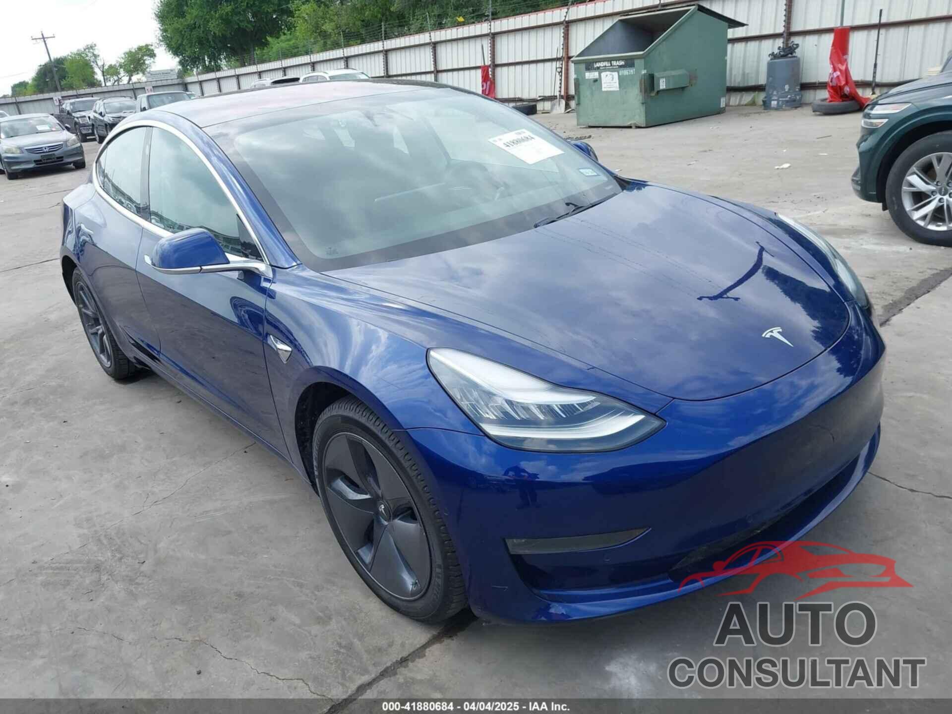 TESLA MODEL 3 2019 - 5YJ3E1EA5KF190453