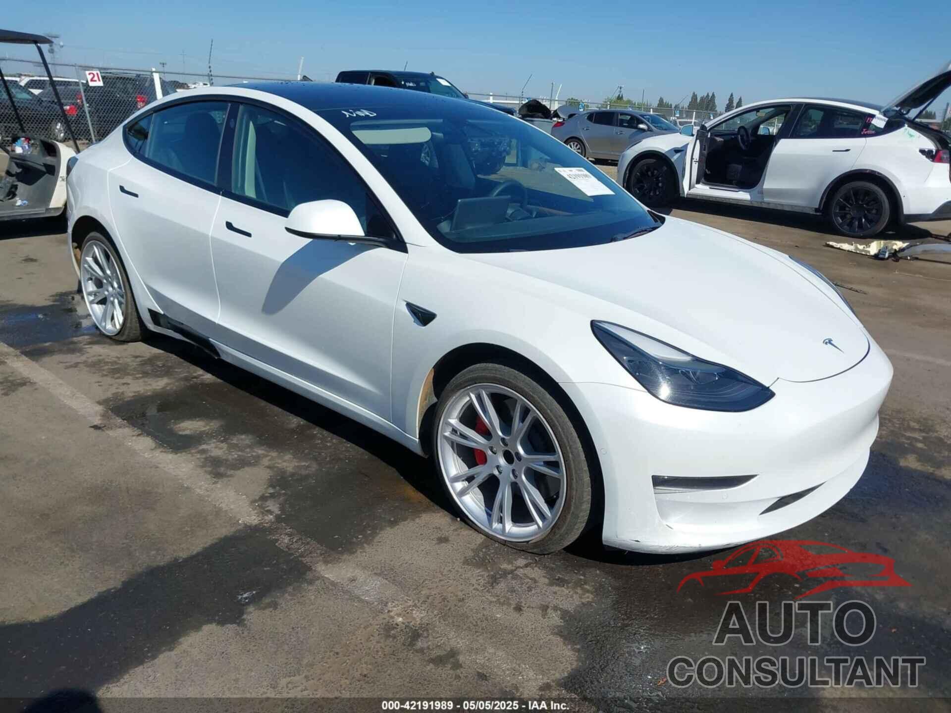 TESLA MODEL 3 2022 - 5YJ3E1EC2NF270198