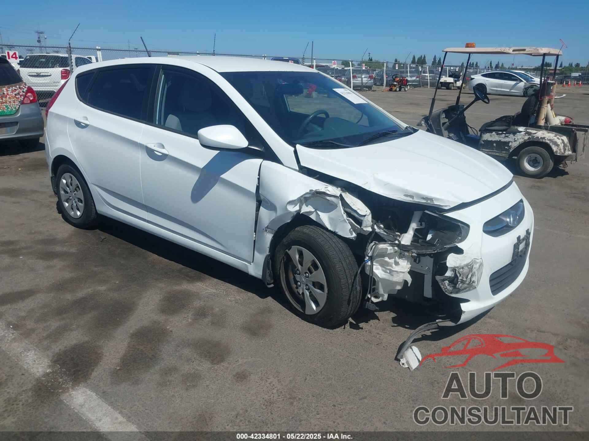 HYUNDAI ACCENT 2016 - KMHCT5AE1GU239180