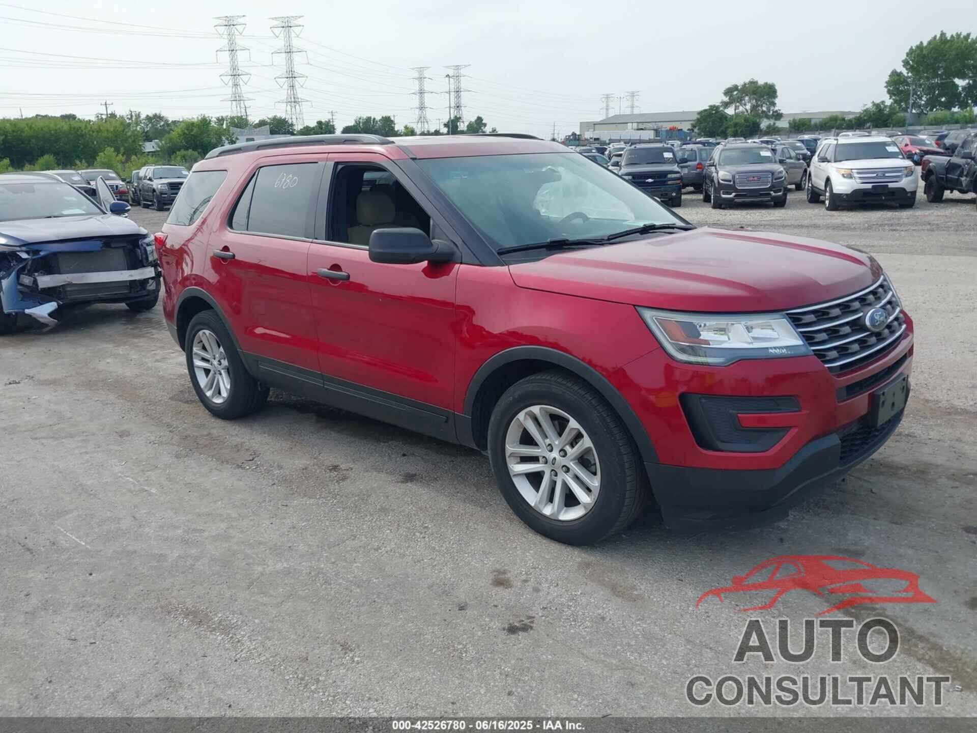 FORD EXPLORER 2016 - 1FM5K7B87GGB03893