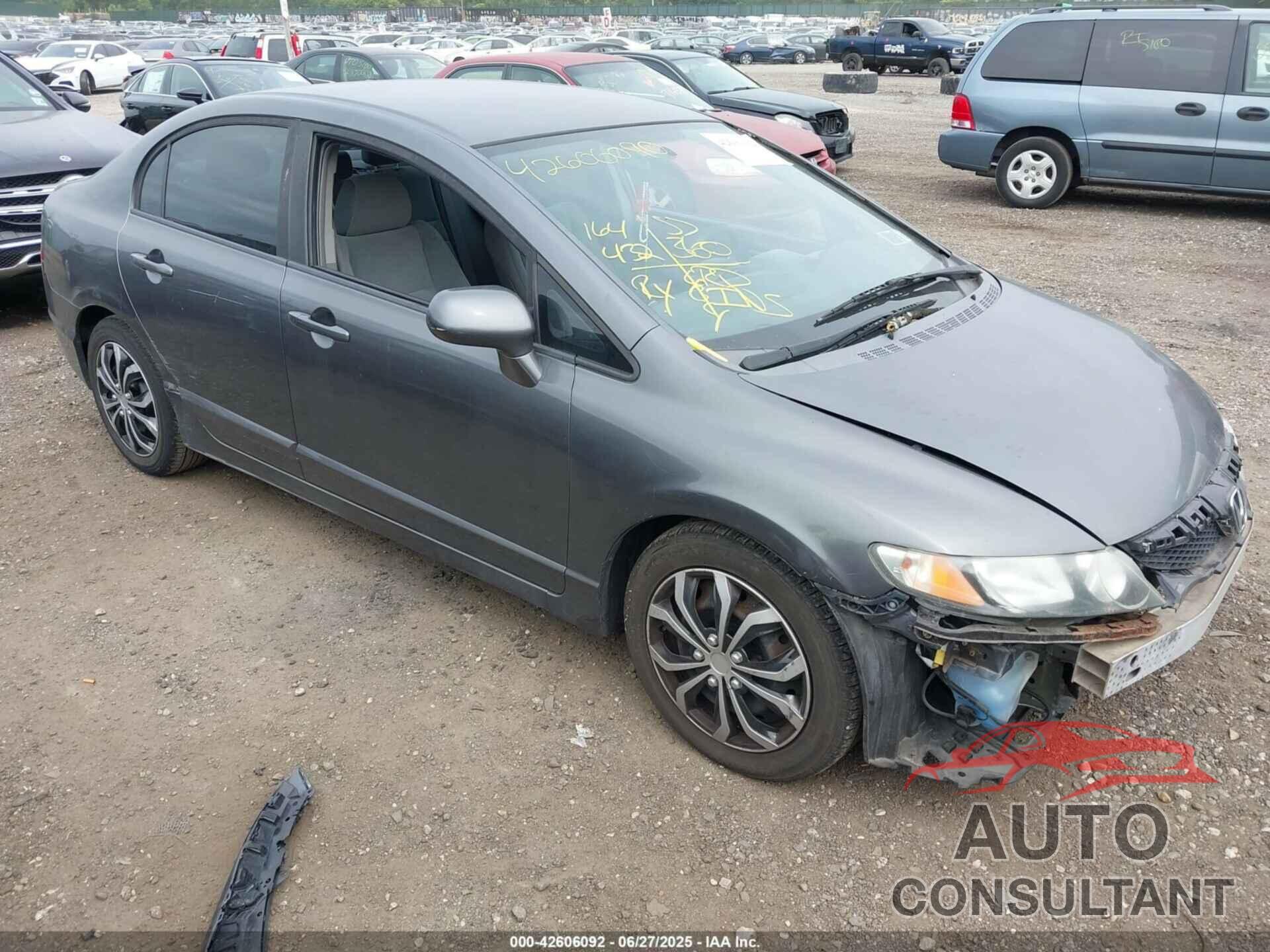 HONDA CIVIC 2009 - 19XFA16599E021787