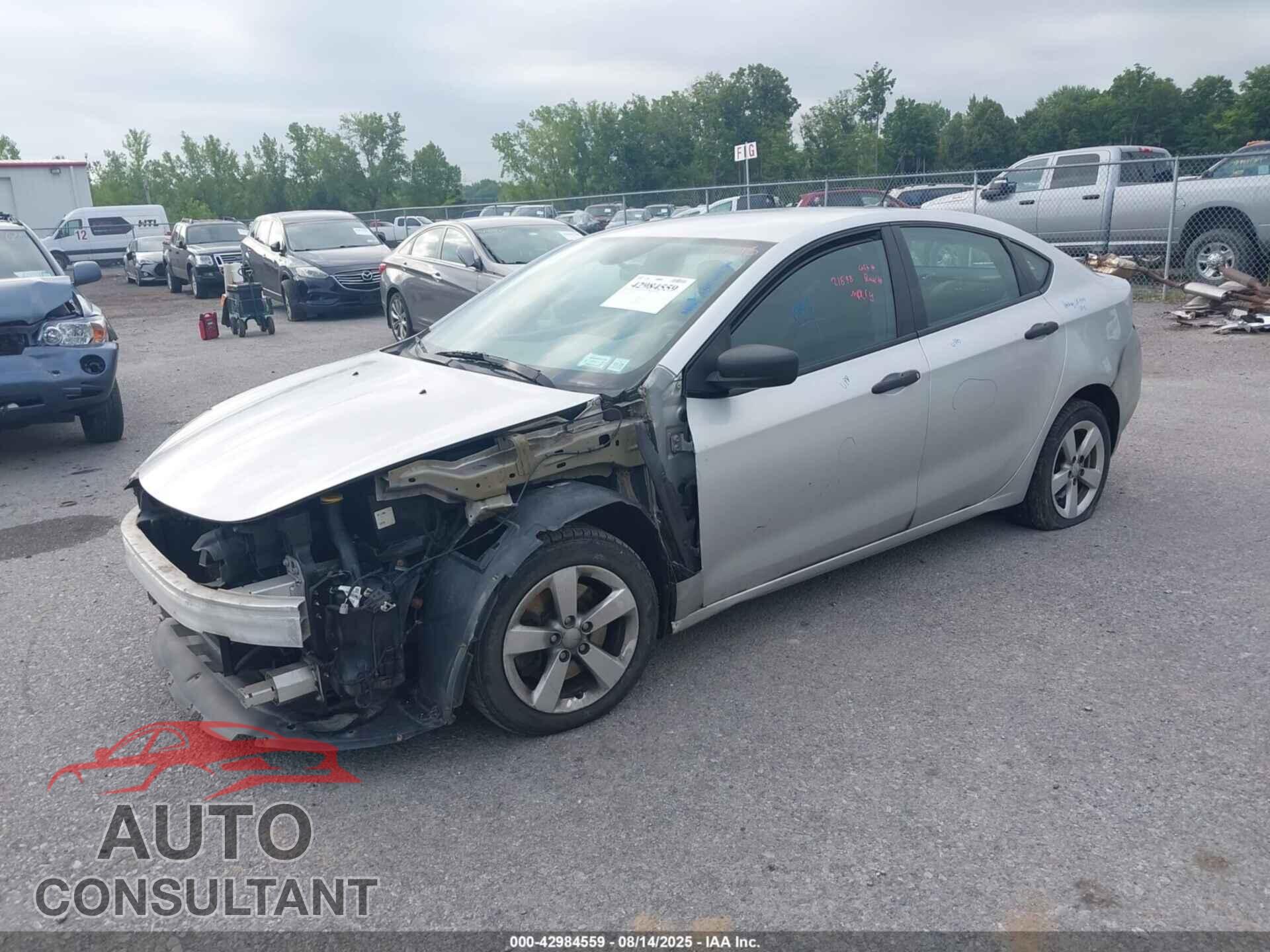 DODGE DART 2013 - 1C3CDFAA0DD210130