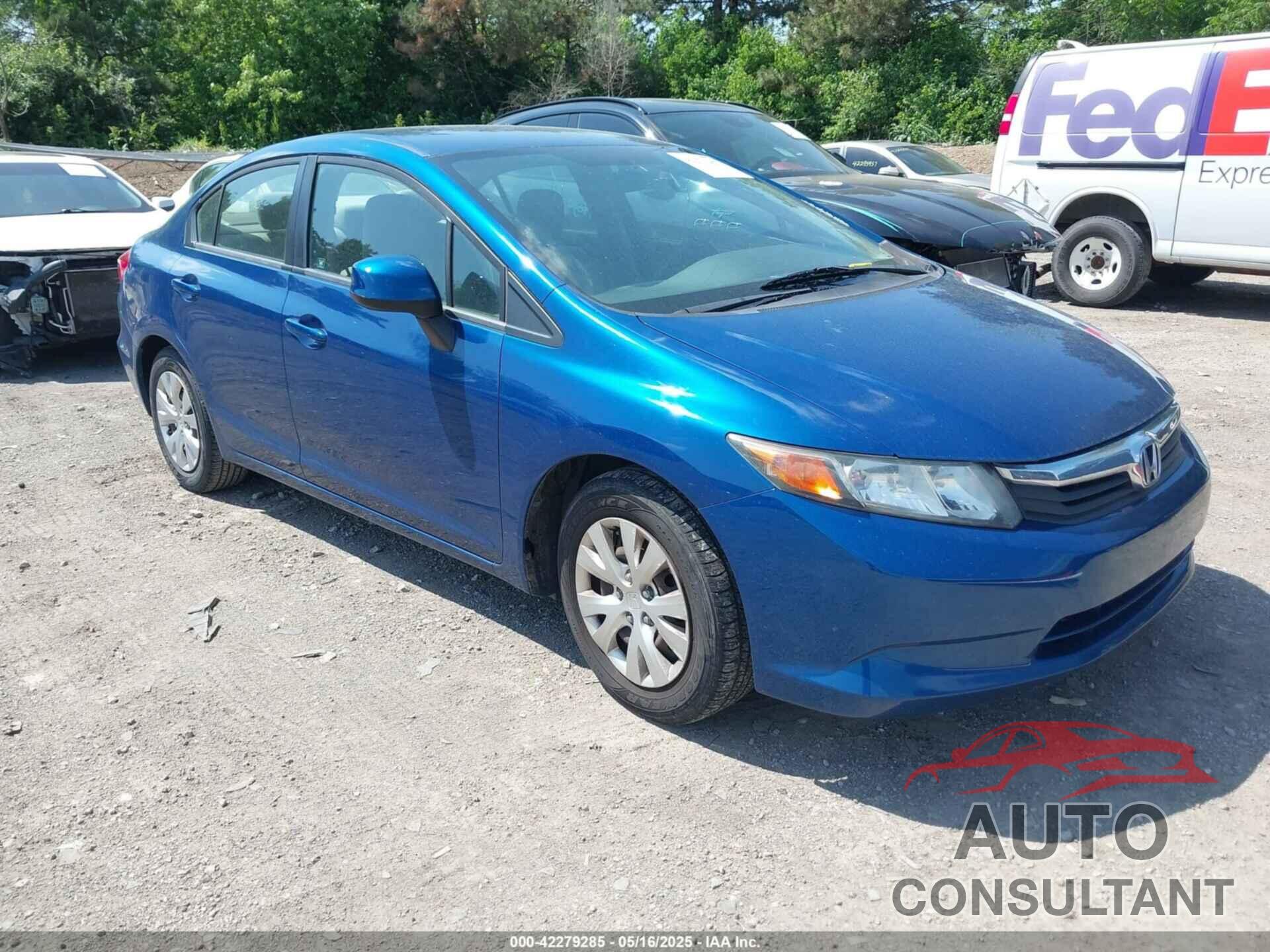HONDA CIVIC 2012 - 19XFB2F52CE064264