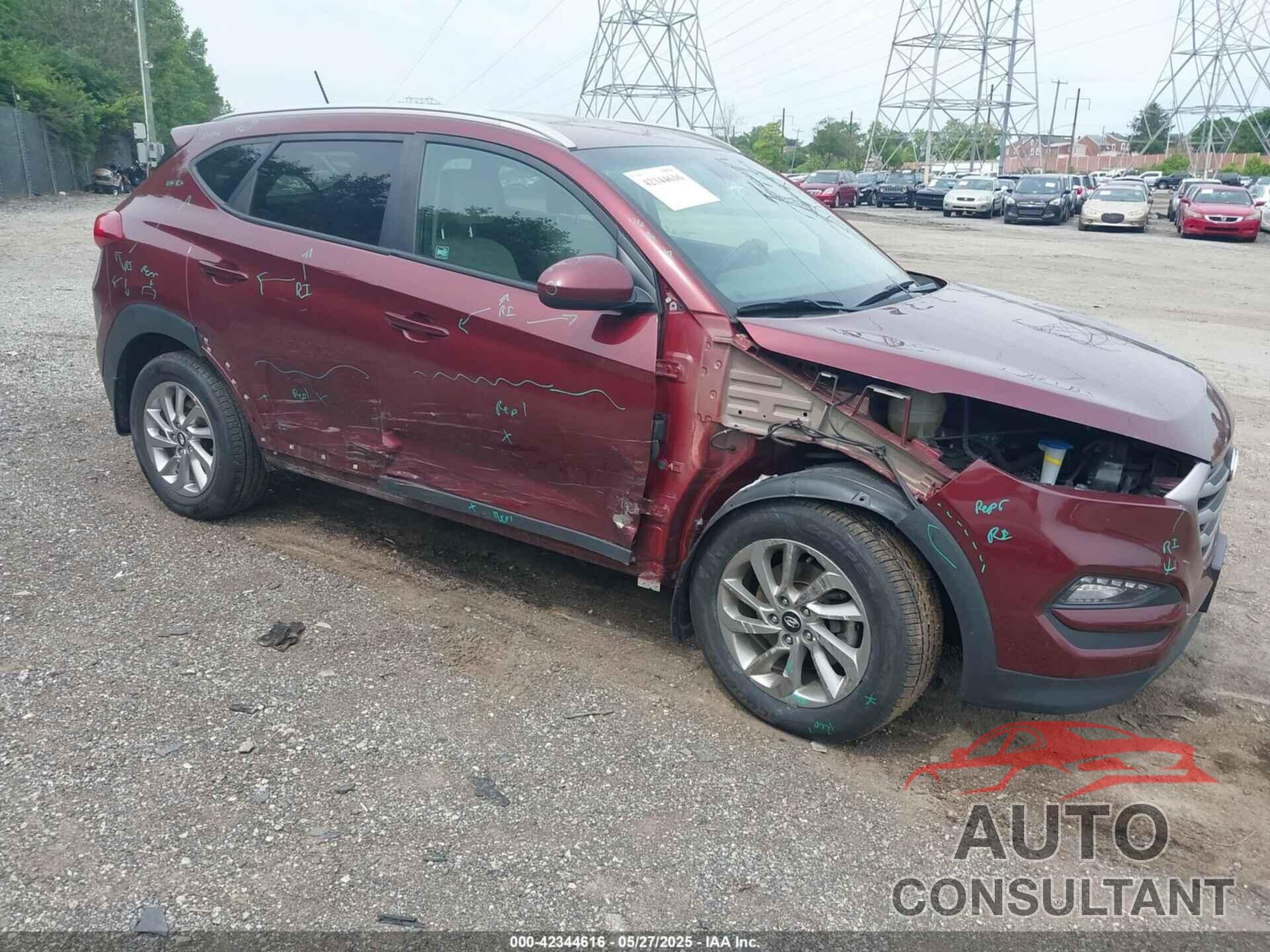 HYUNDAI TUCSON 2017 - KM8J33A44HU444366