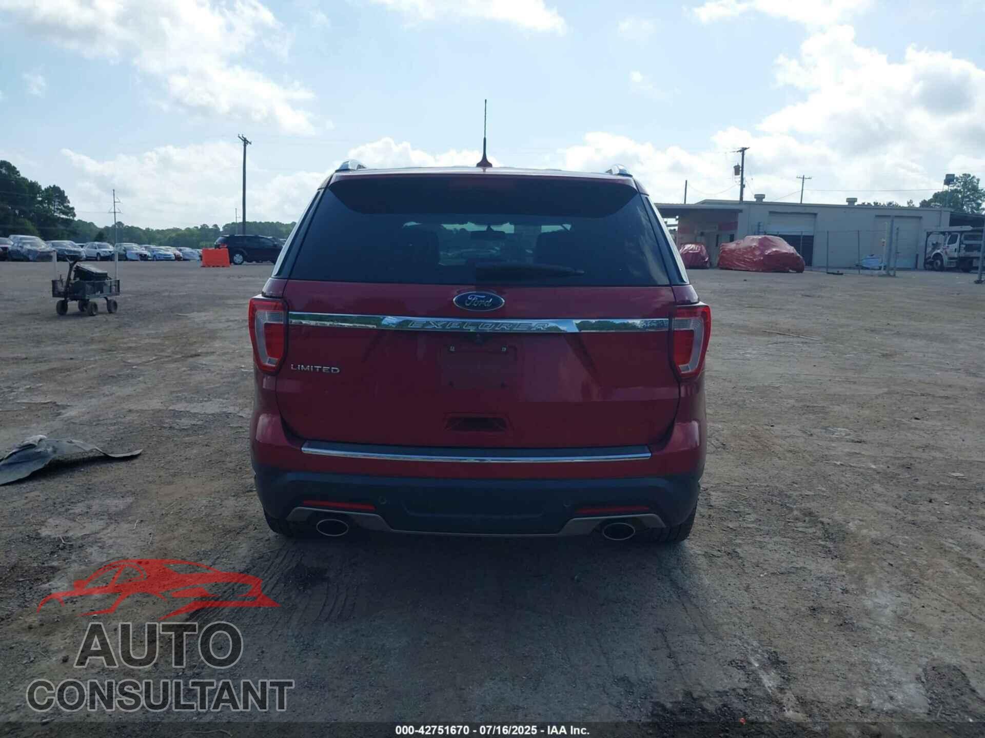 FORD EXPLORER 2018 - 1FM5K7F85JGB35226