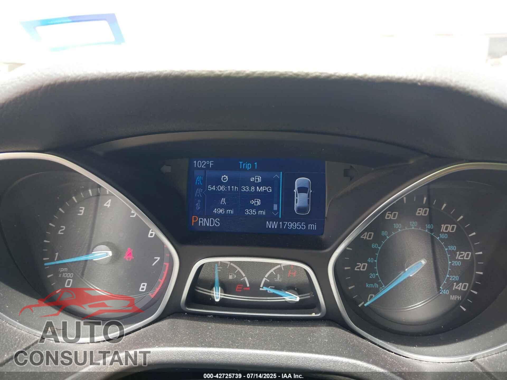 FORD FOCUS 2014 - 1FADP3K20EL422407