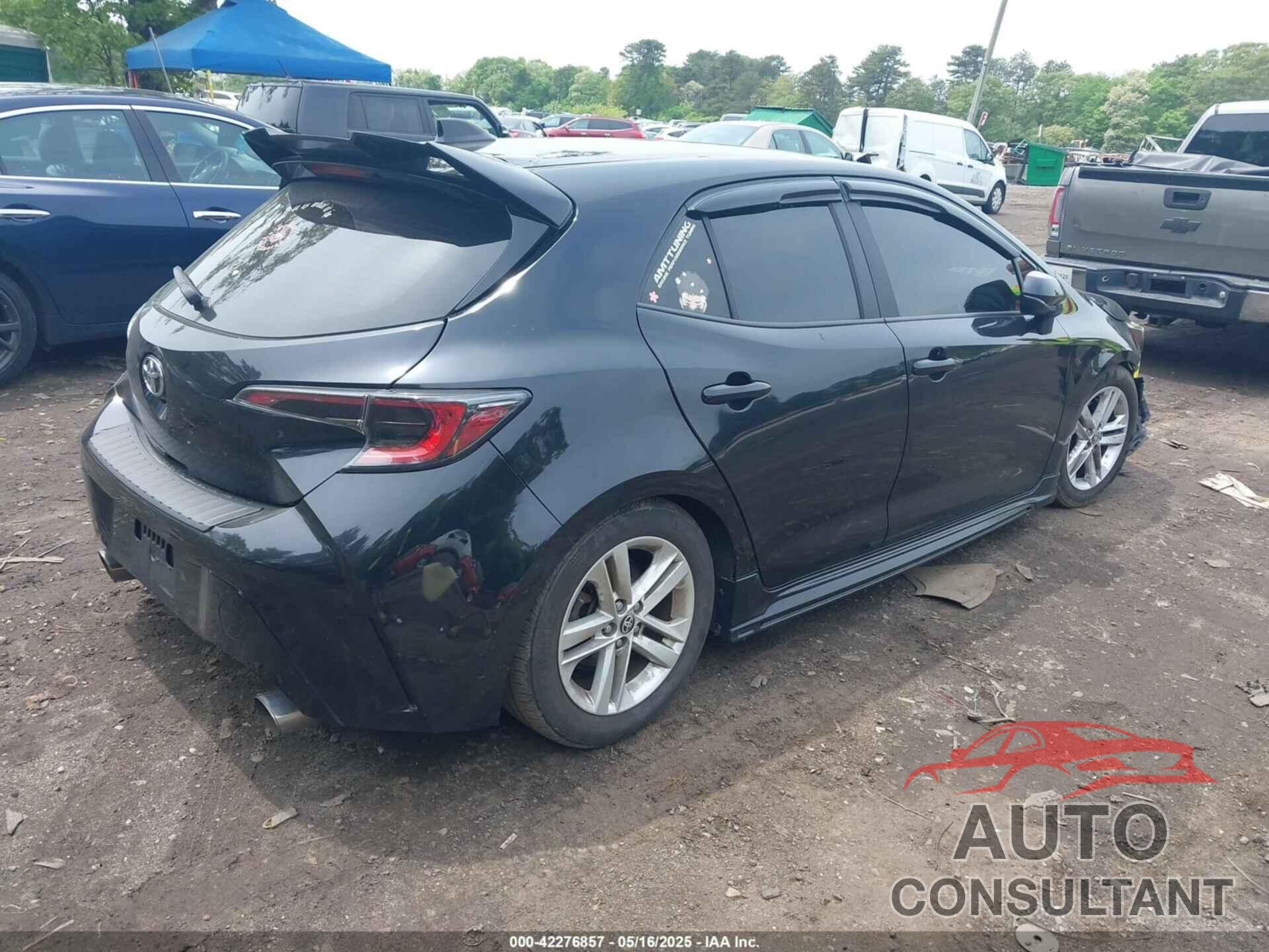 TOYOTA COROLLA 2019 - JTNK4RBE5K3053574