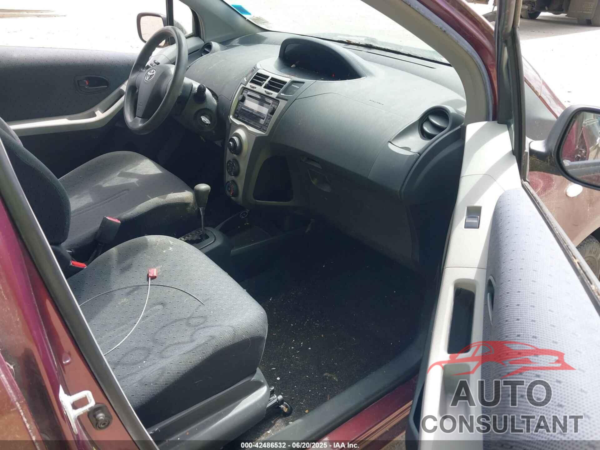 TOYOTA YARIS 2010 - JTDKT4K39A5298602