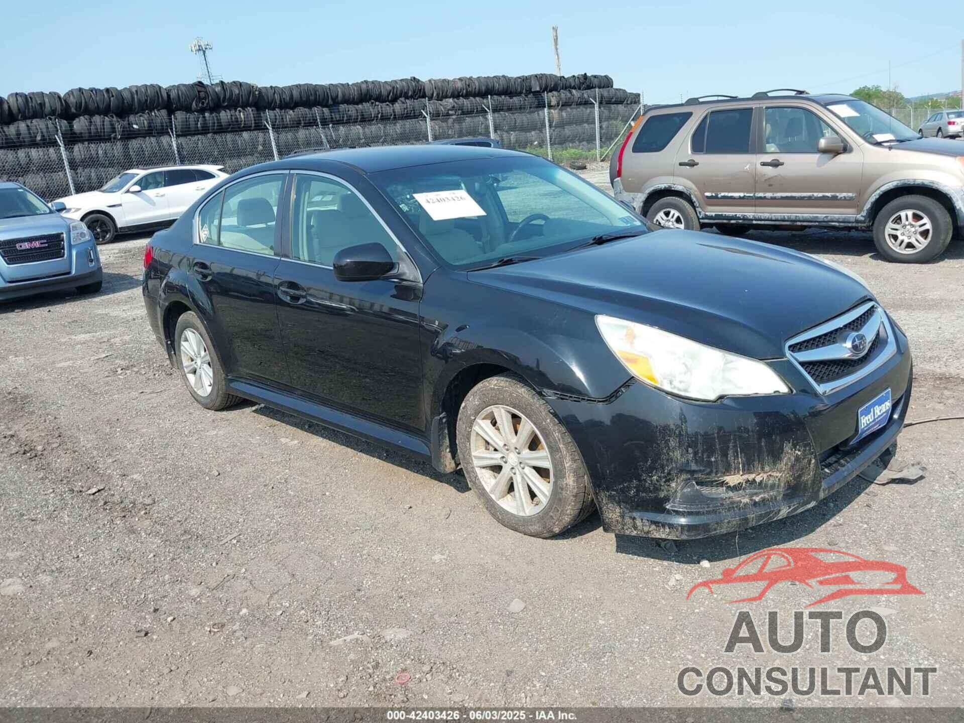 SUBARU LEGACY 2011 - 4S3BMBC64B3235897