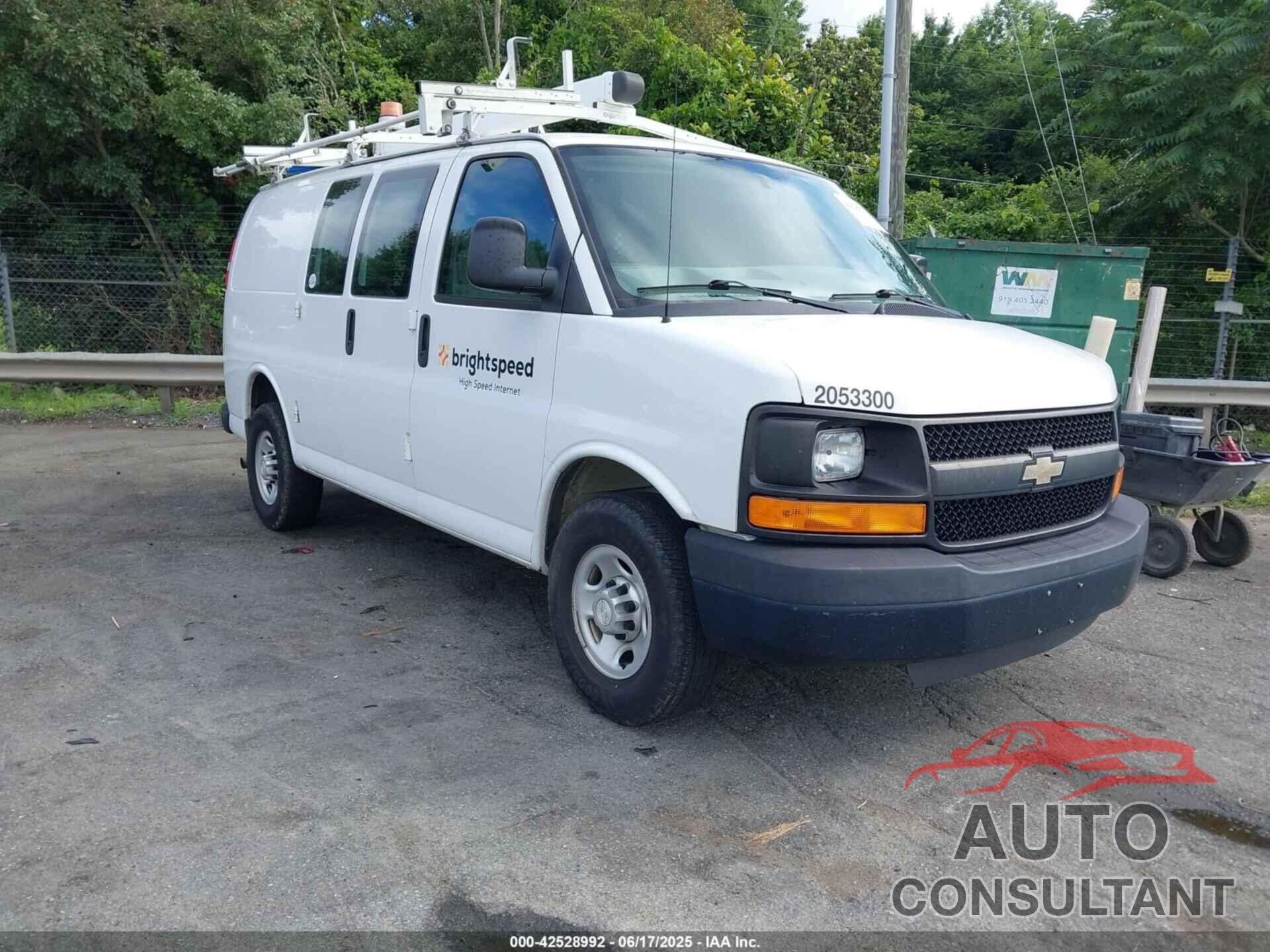CHEVROLET EXPRESS 2500 2015 - 1GCWGFCF9F1277631