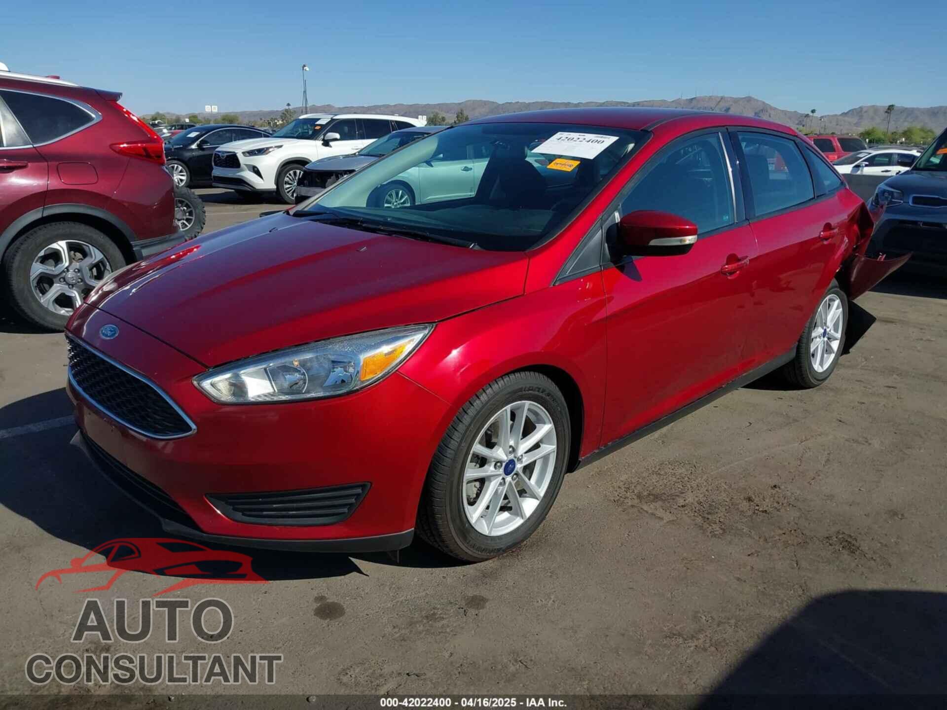 FORD FOCUS 2017 - 1FADP3F28HL222826