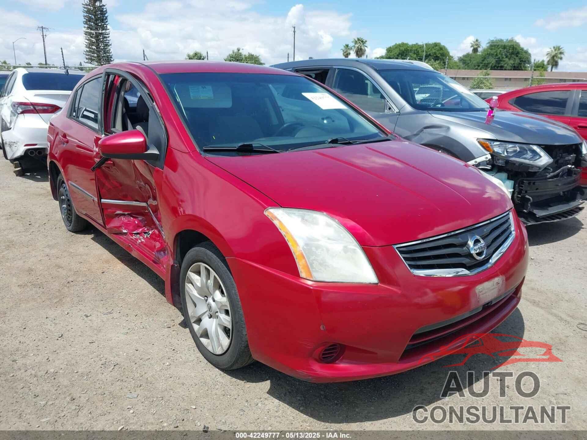 NISSAN SENTRA 2012 - 3N1AB6AP1CL692874