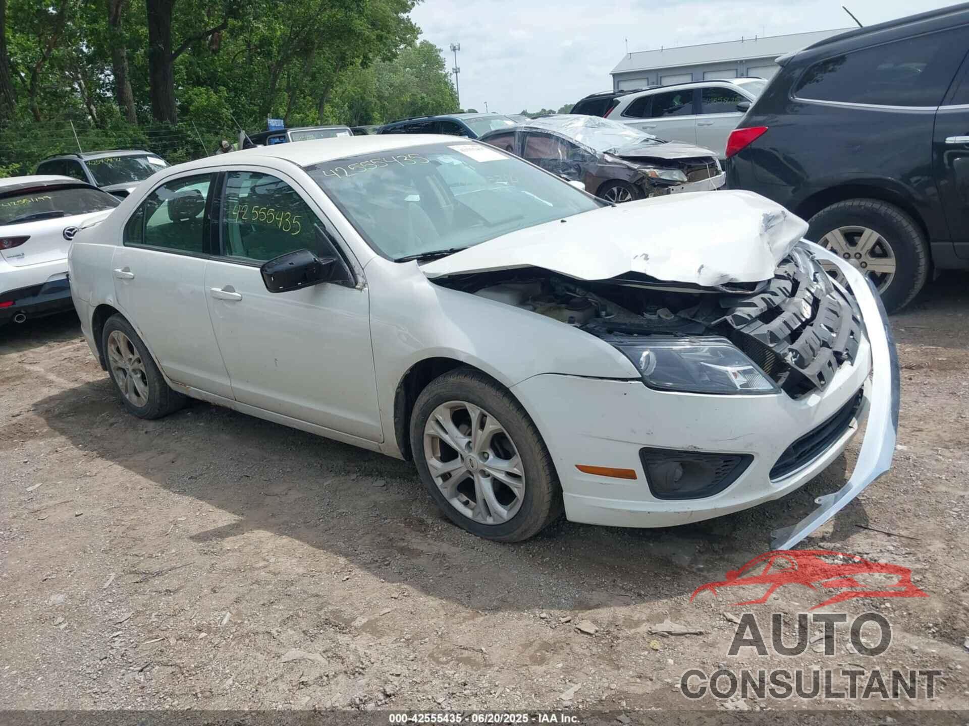 FORD FUSION 2012 - 3FAHP0HA3CR149847