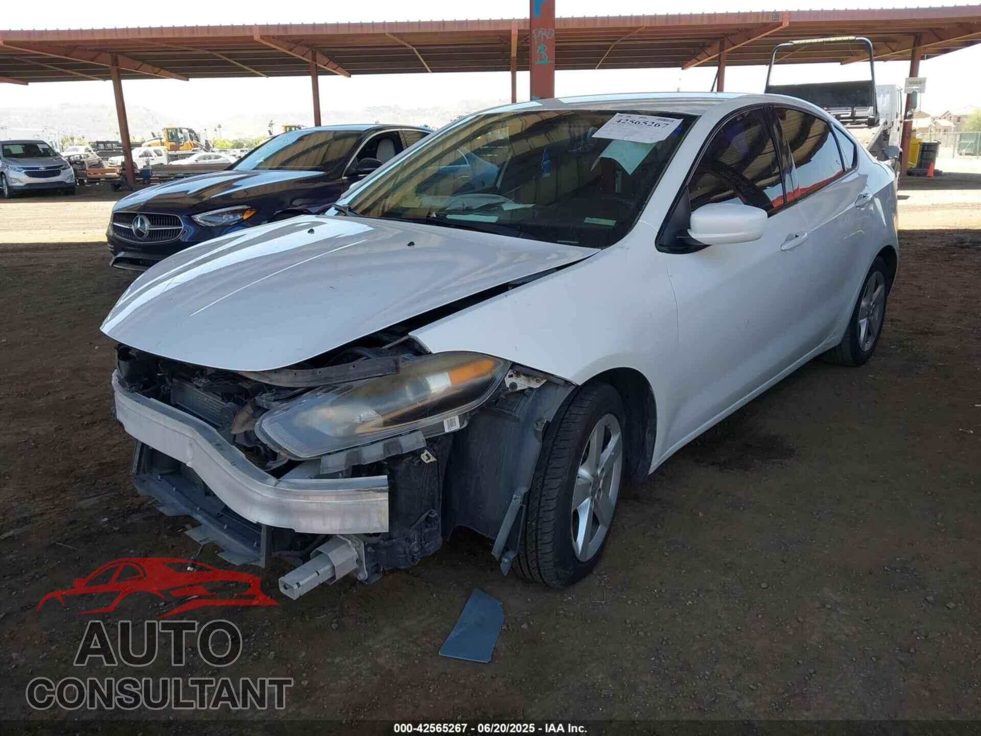 DODGE DART 2015 - 1C3CDFBB0FD187765