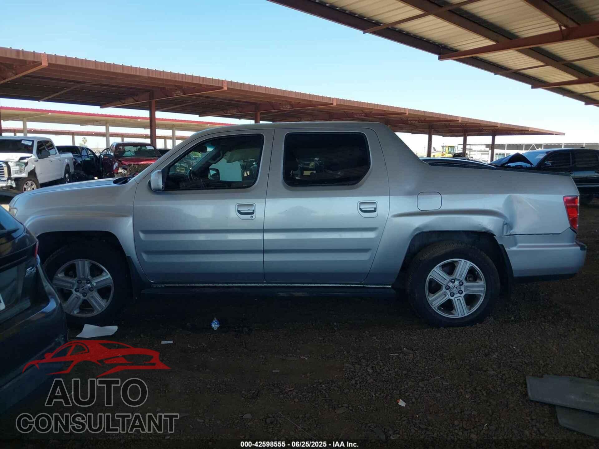 HONDA RIDGELINE 2011 - 5FPYK1F54BB001086