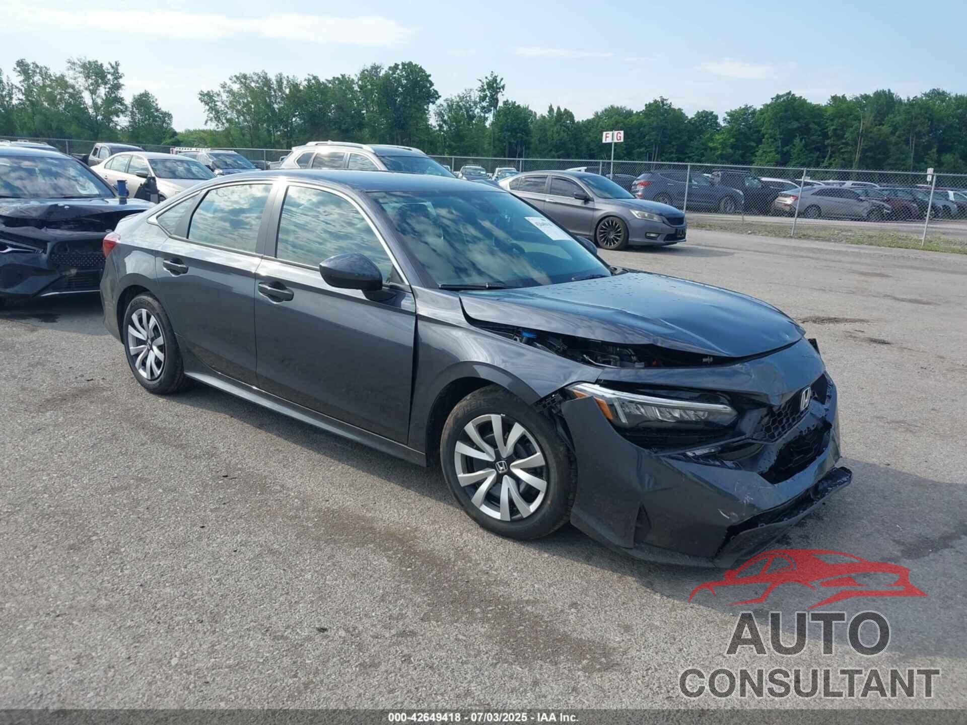 HONDA CIVIC 2025 - 2HGFE2F21SH601191