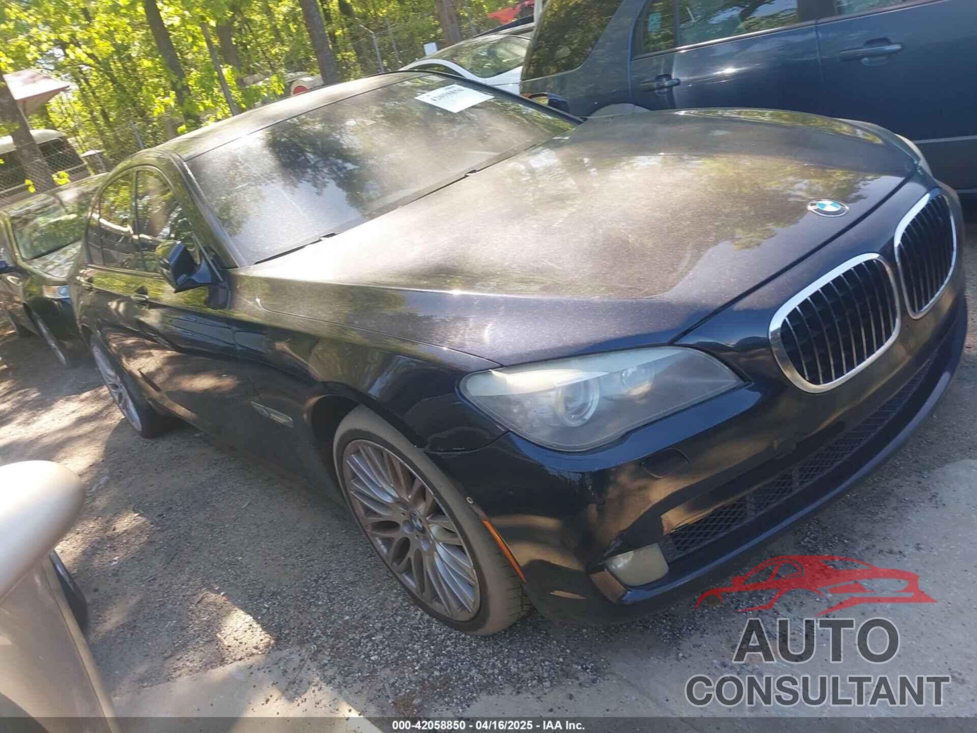 BMW 750I 2011 - WBAKA8C58BCY37153