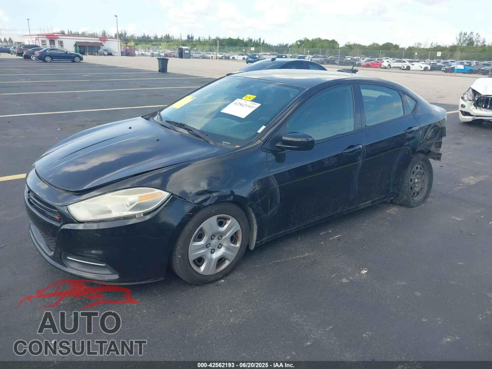 DODGE DART 2015 - 1C3CDFAA0FD299801
