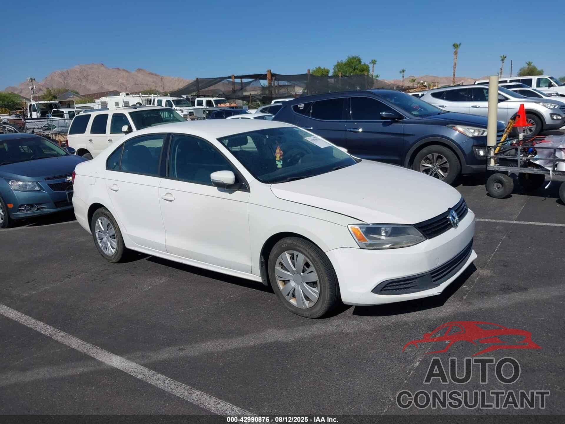 VOLKSWAGEN JETTA 2012 - 3VWDP7AJ5CM318739