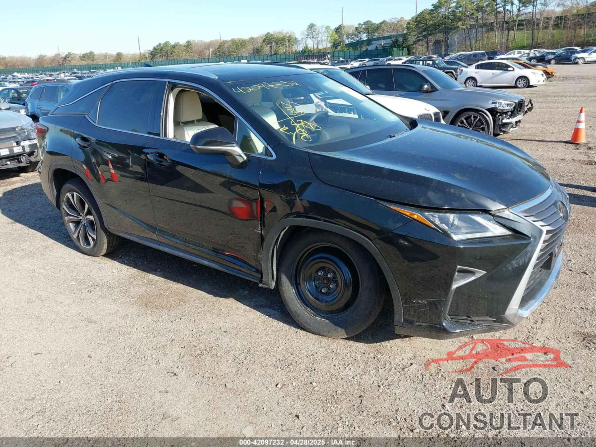 LEXUS RX 350 2019 - 2T2BZMCA3KC193615