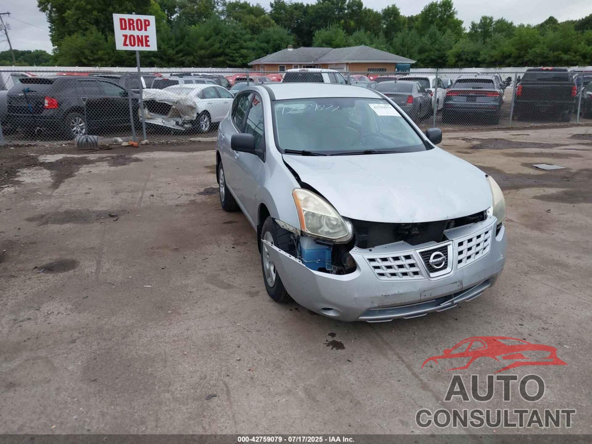 NISSAN ROGUE 2009 - JN8AS58V79W434748