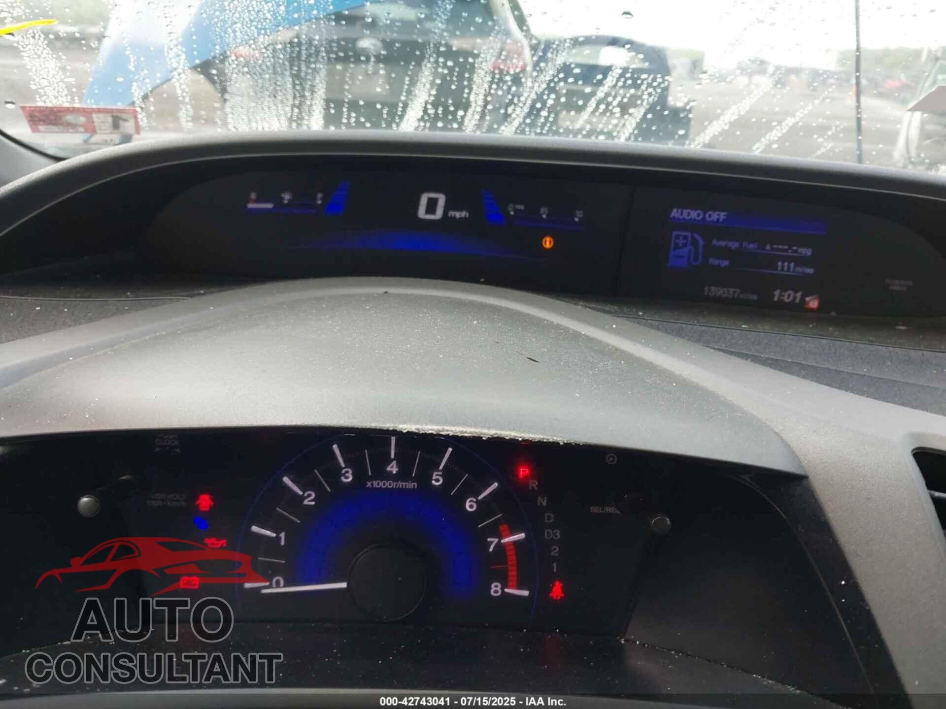 HONDA CIVIC 2012 - 2HGFG3B55CH516632
