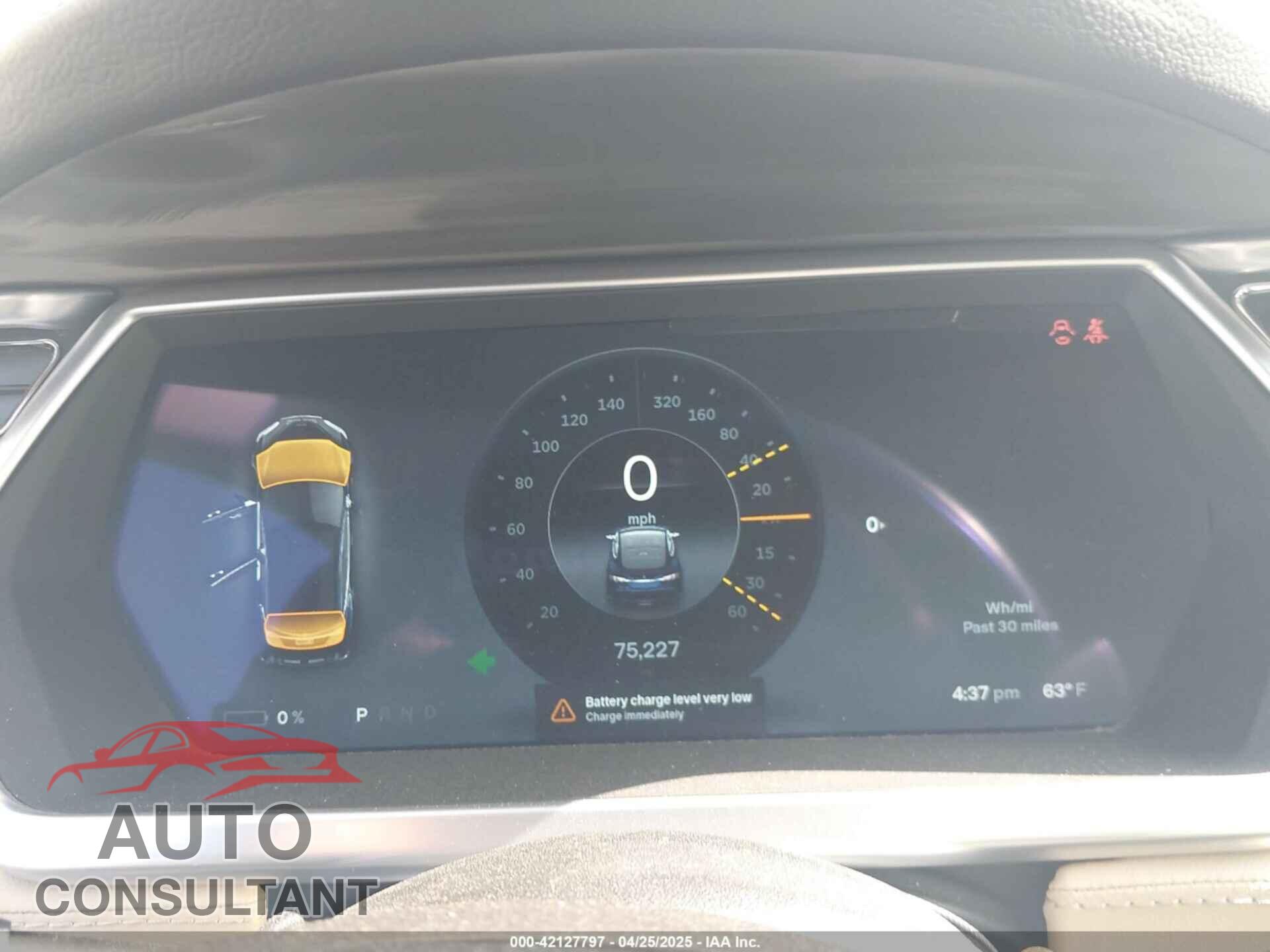 TESLA MODEL S 2013 - 5YJSA1CN8DFP07177