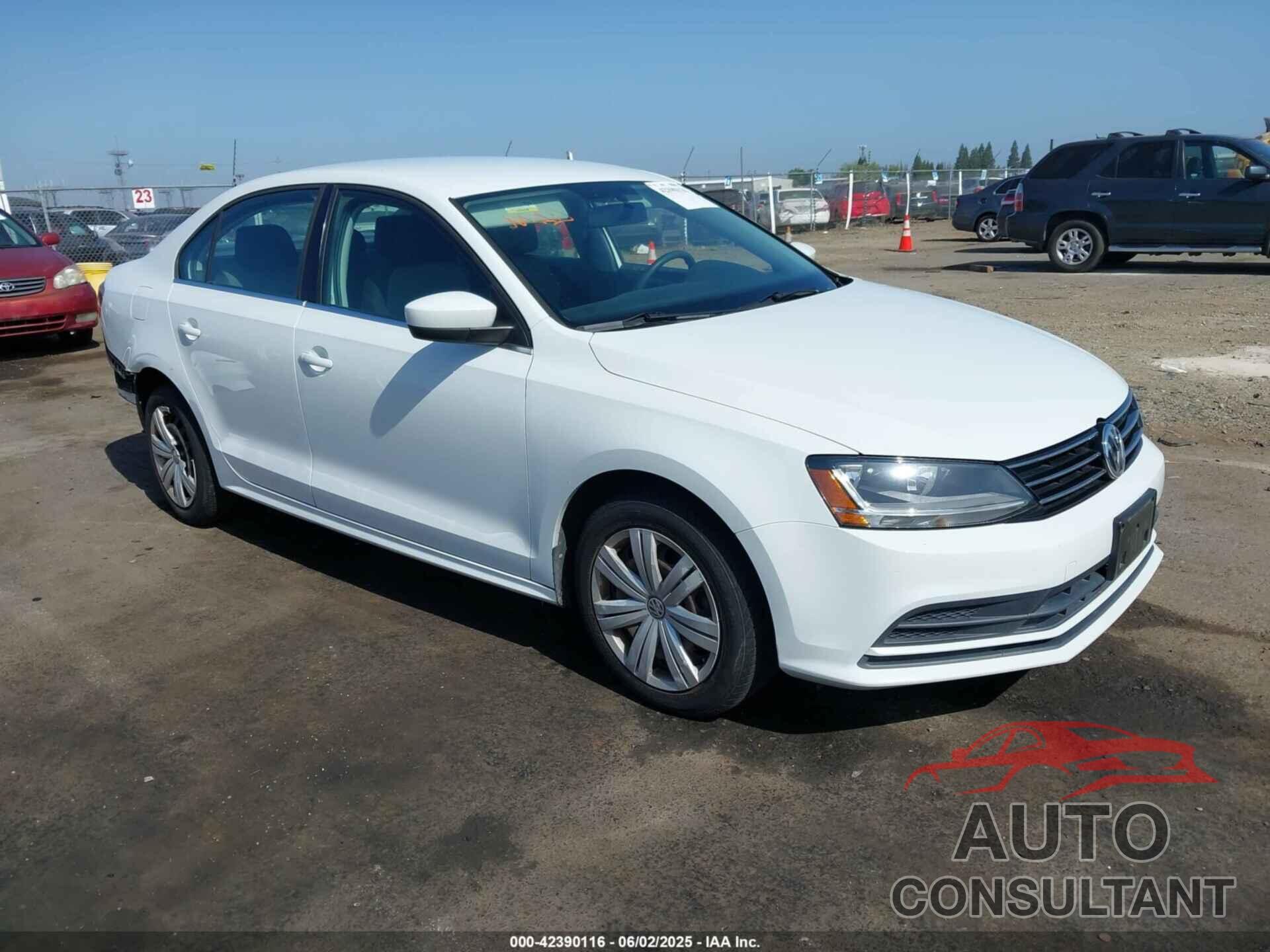 VOLKSWAGEN JETTA 2017 - 3VW2B7AJ0HM233613