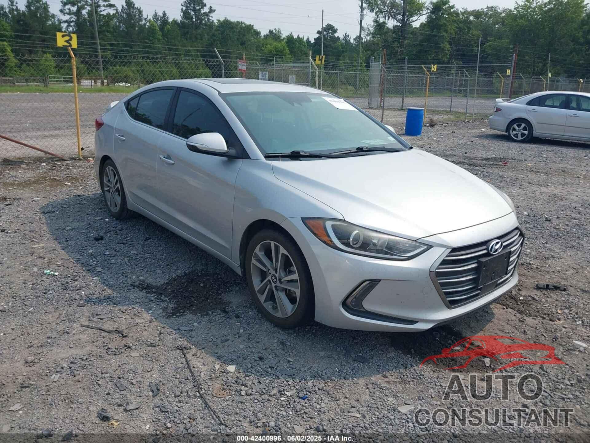 HYUNDAI ELANTRA 2018 - KMHD84LF6JU505516