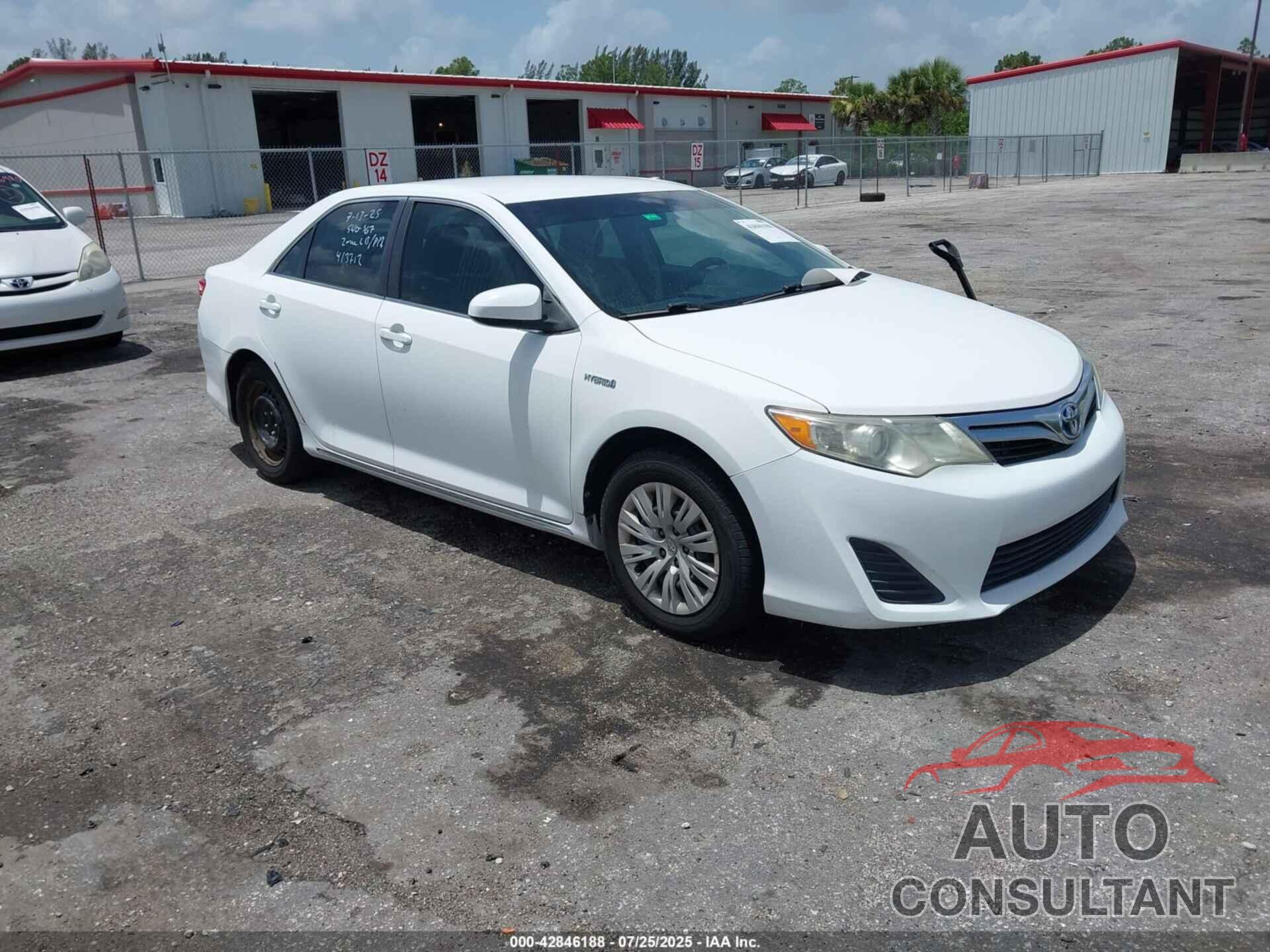 TOYOTA CAMRY HYBRID 2012 - 4T1BD1FK5CU040370