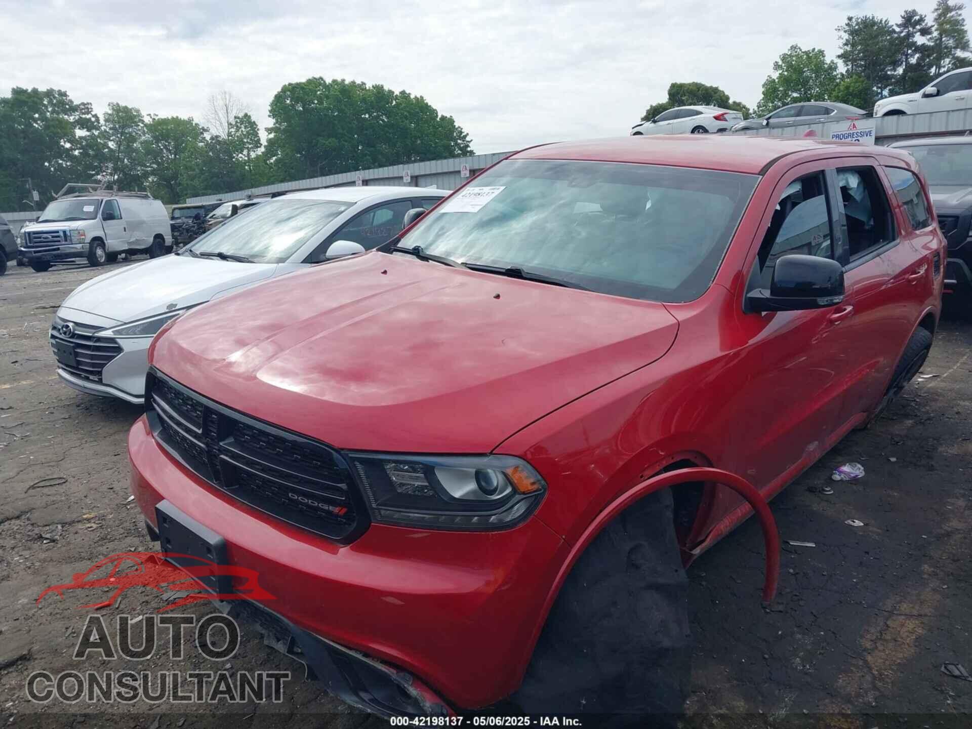 DODGE DURANGO 2017 - 1C4SDHCT1HC610677