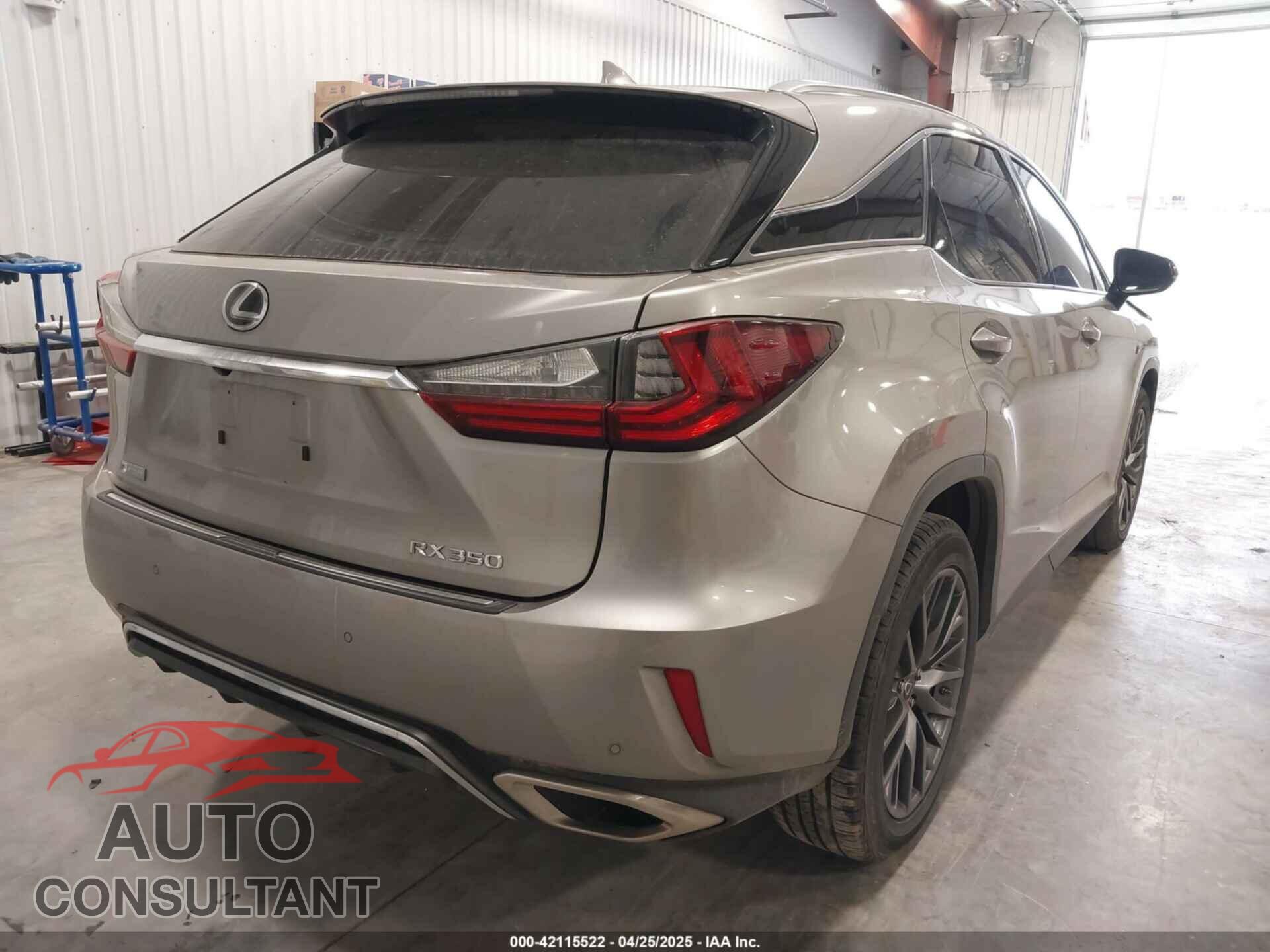 LEXUS RX 350 2017 - 2T2BZMCA5HC111179
