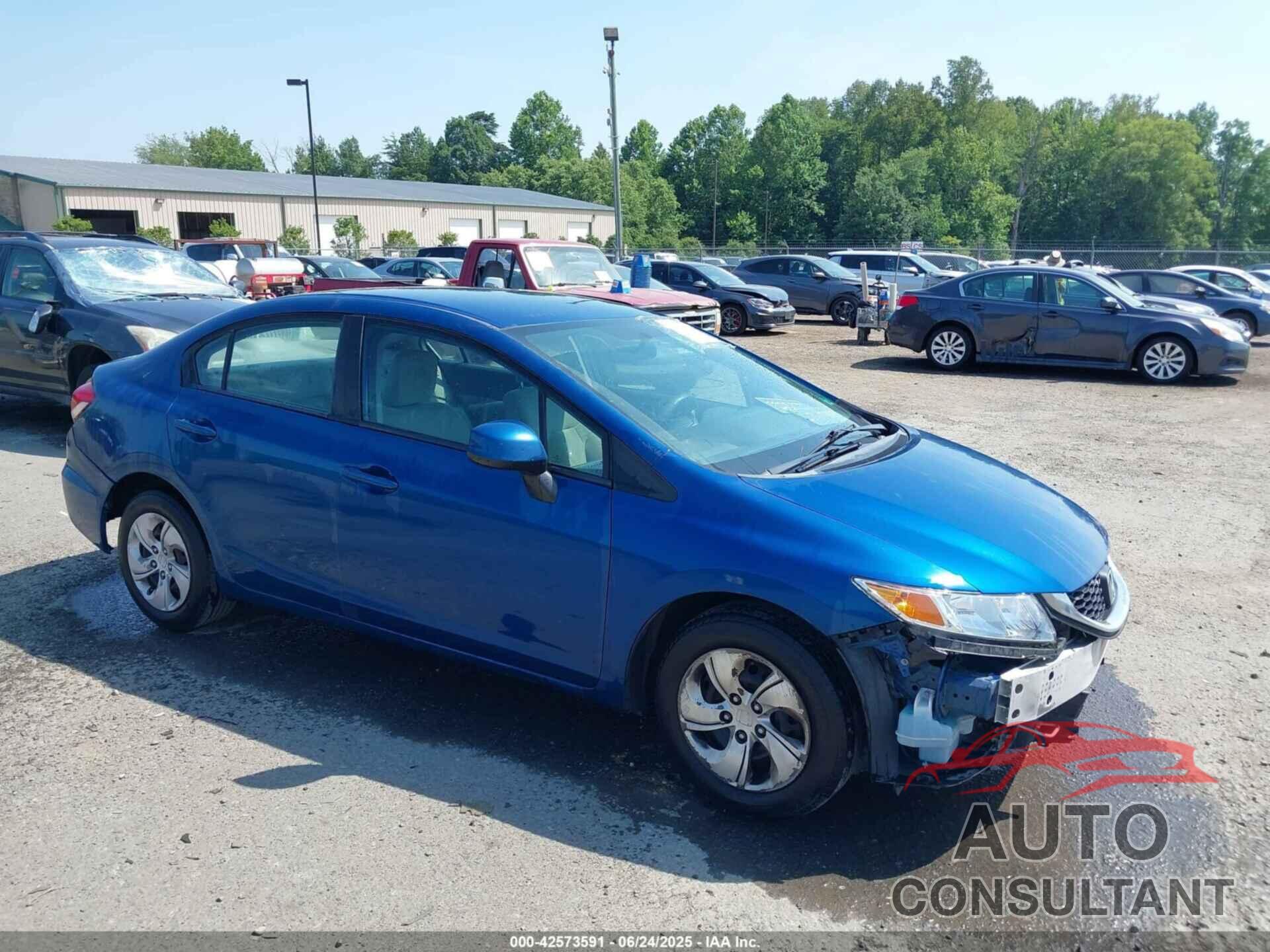 HONDA CIVIC 2013 - 19XFB2F53DE259694