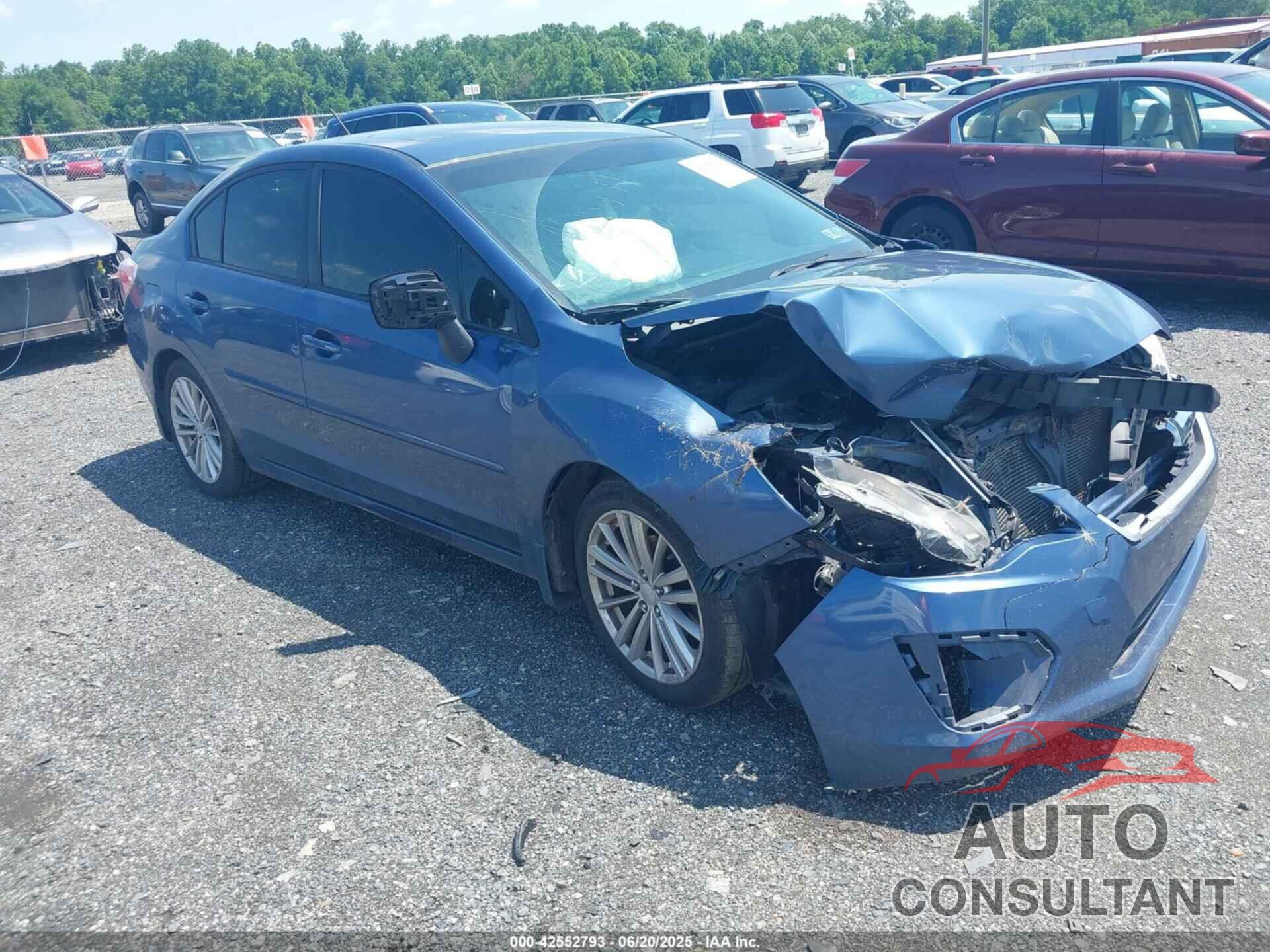 SUBARU IMPREZA 2013 - JF1GJAD67DH008691