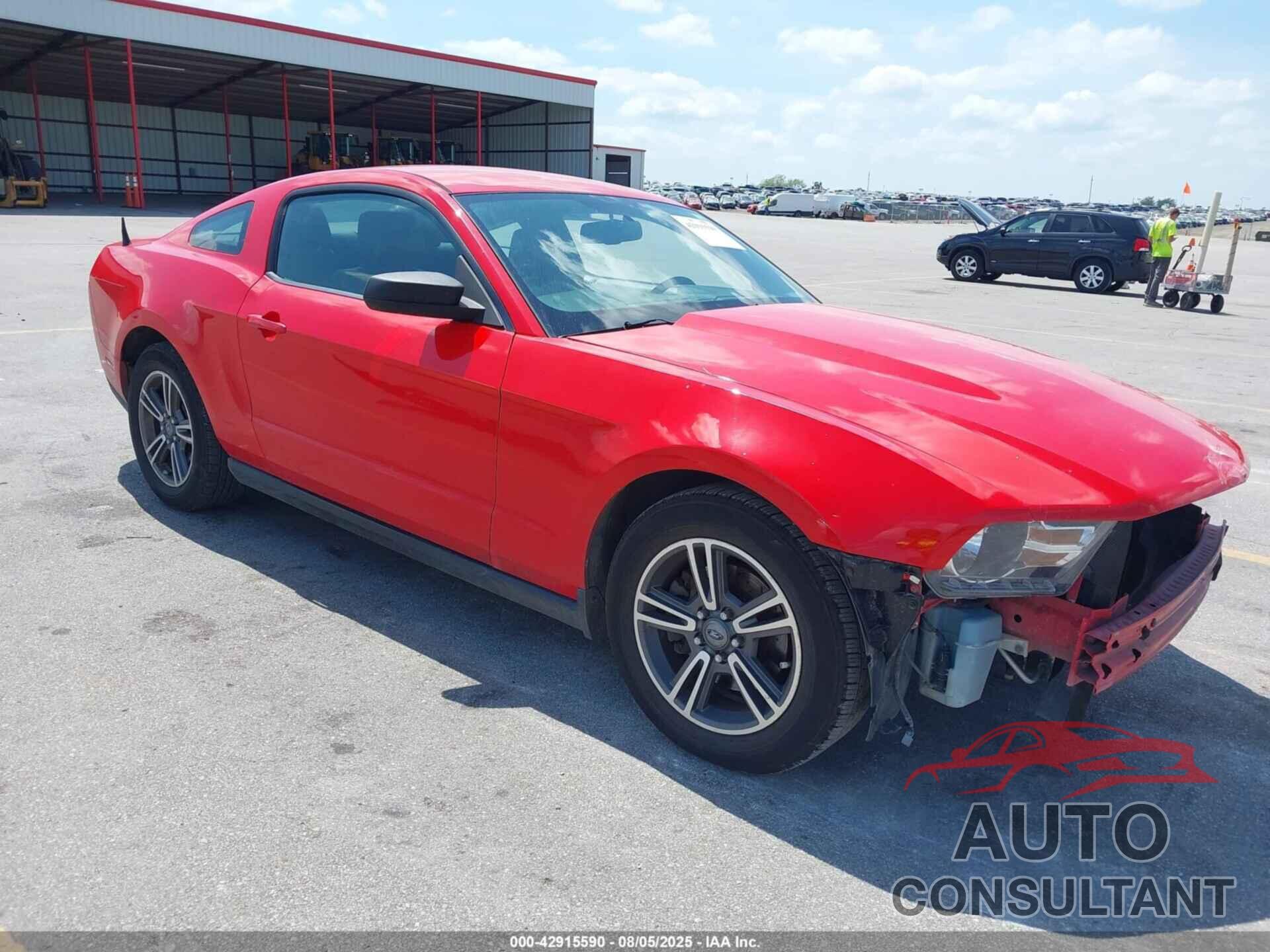 FORD MUSTANG 2012 - 1ZVBP8AM5C5278840