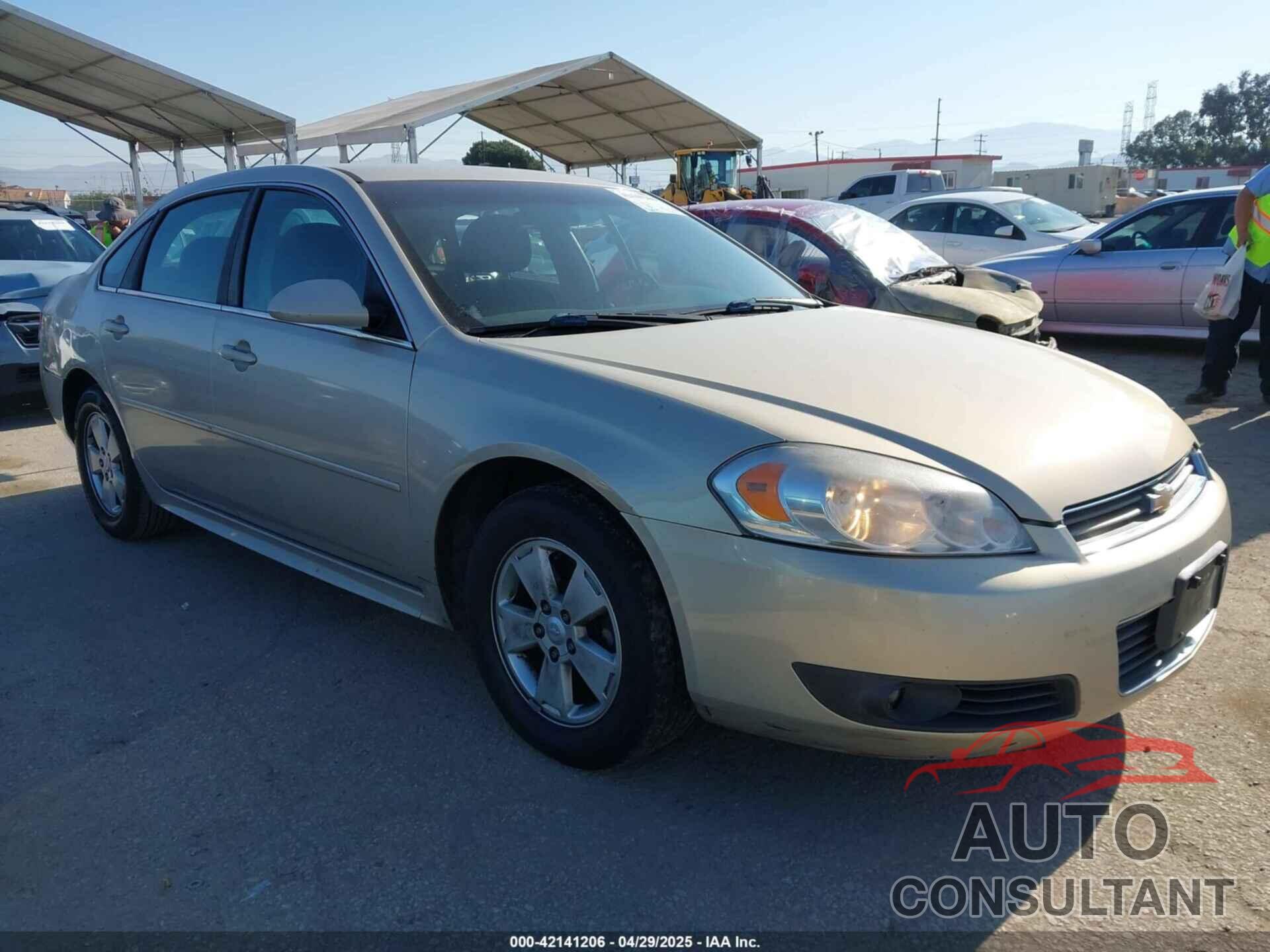 CHEVROLET IMPALA 2011 - 2G1WG5EK2B1299892